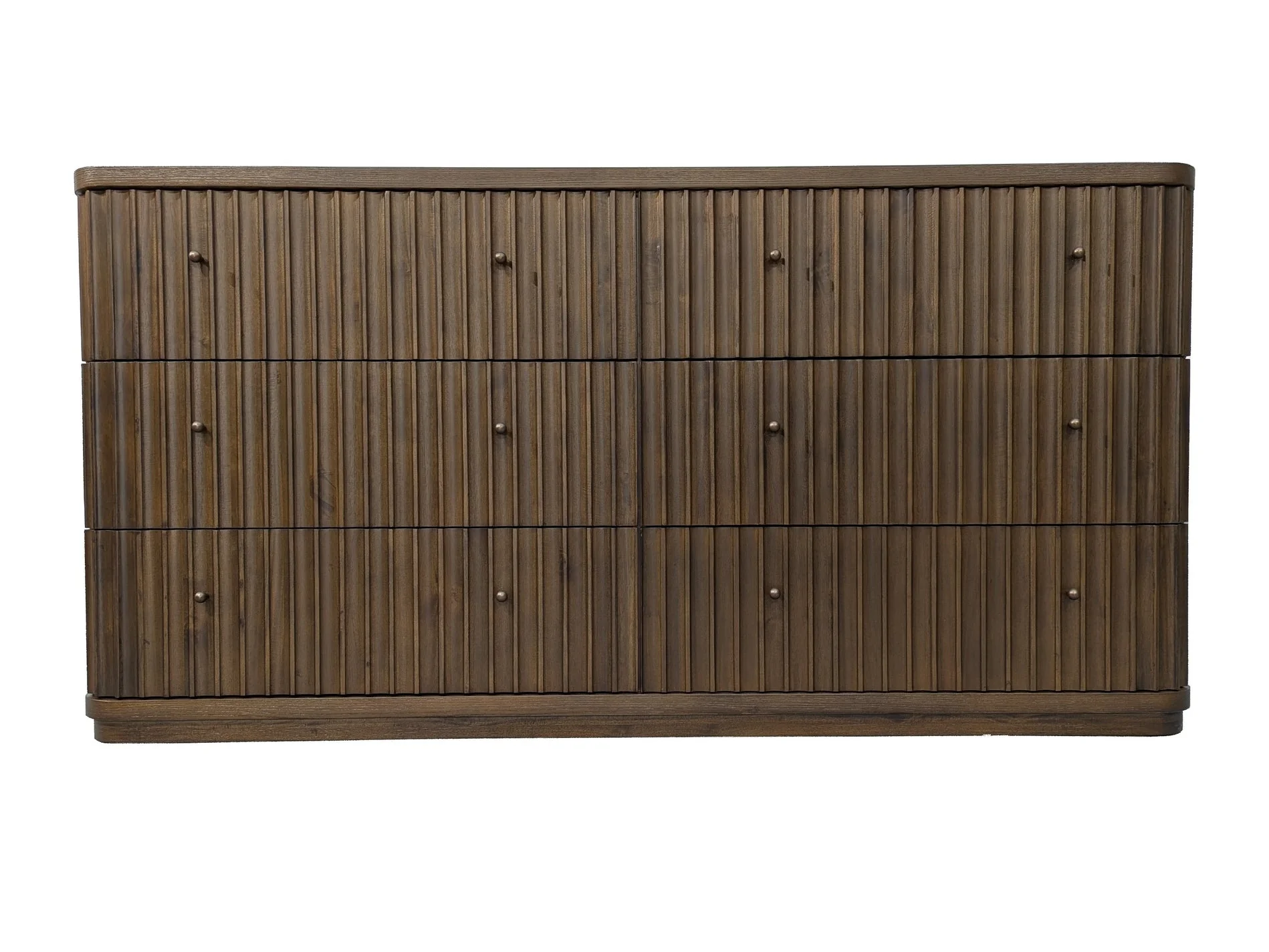 Penny Fluted Chocolate Mousse Dresser
