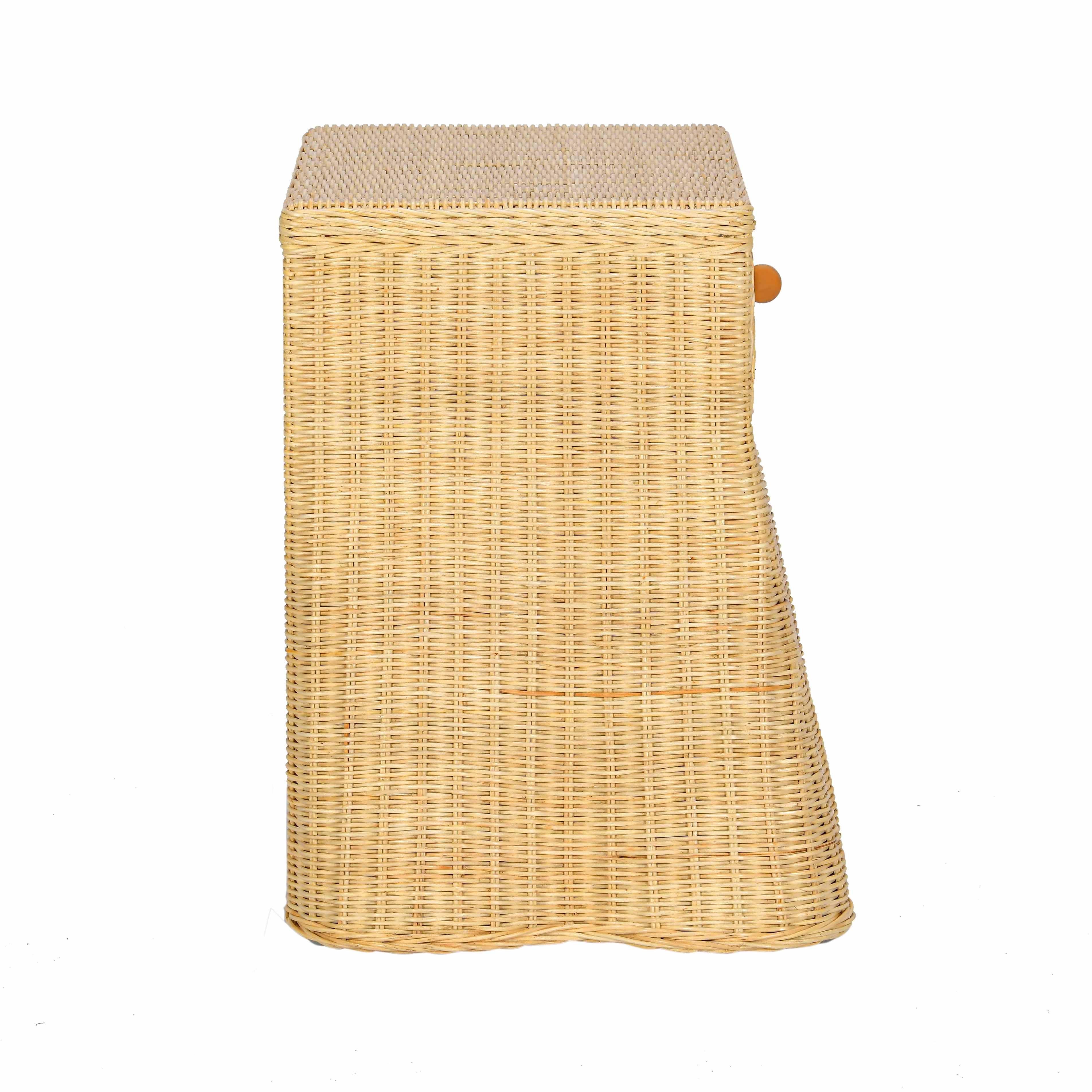 Pentra Natural Rattan Nightstand - Image 4
