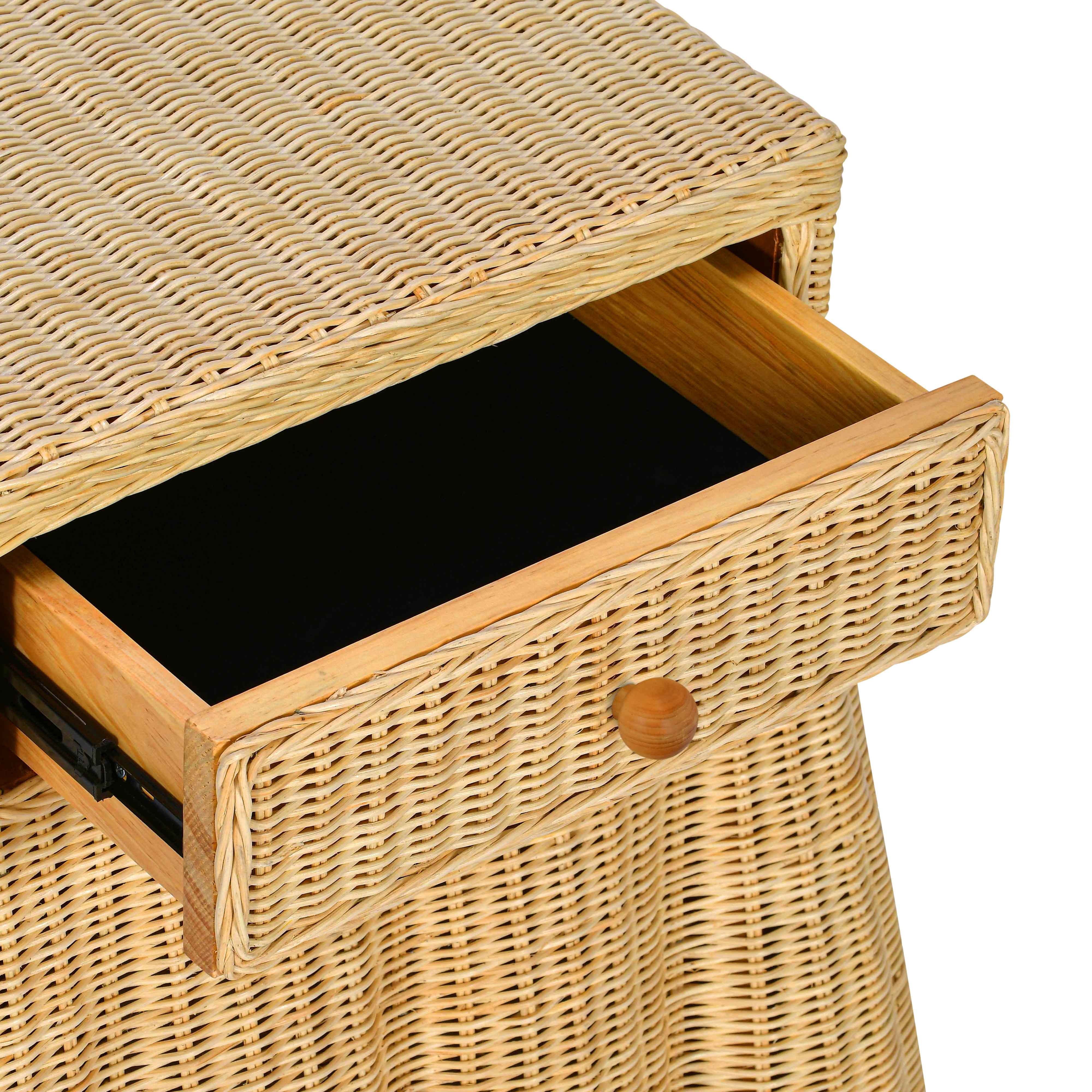 Pentra Natural Rattan Nightstand - Image 7