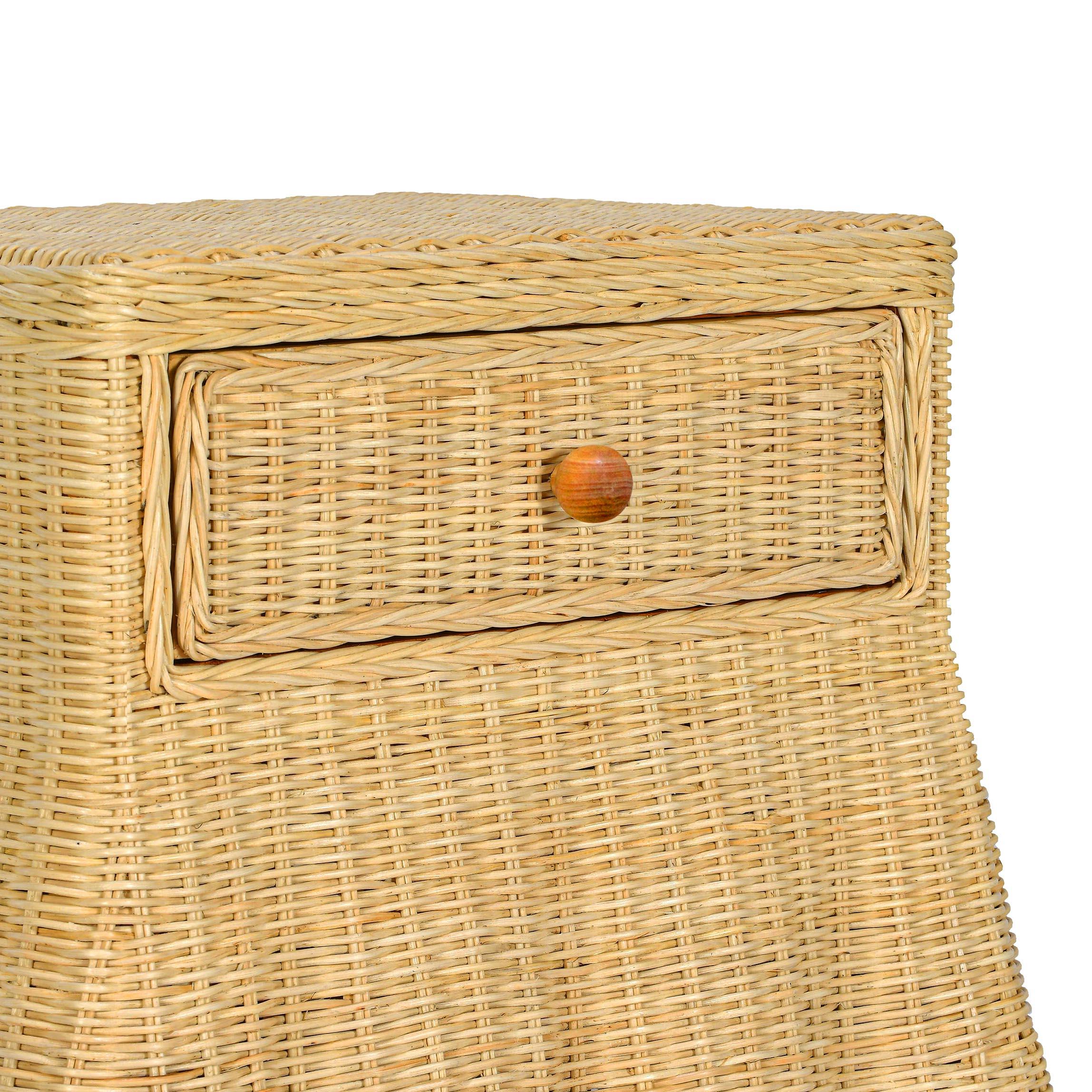 Pentra Natural Rattan Nightstand - Image 8