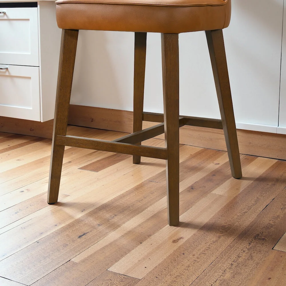 Peoria Elegant Mid-Century Modern Counter Stool for Kitchen Island - Image 5