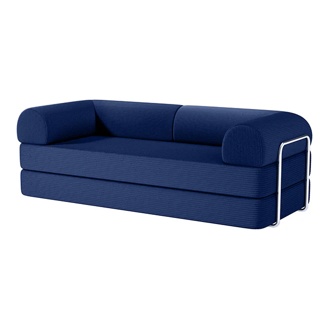 Perri Blue 79" Compressed Sofa - Image 2