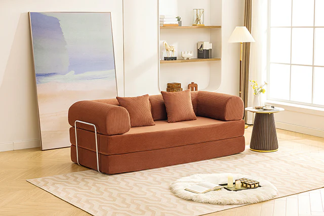 Perri Rustic Brown 79" Compressed Sofa - Image 6