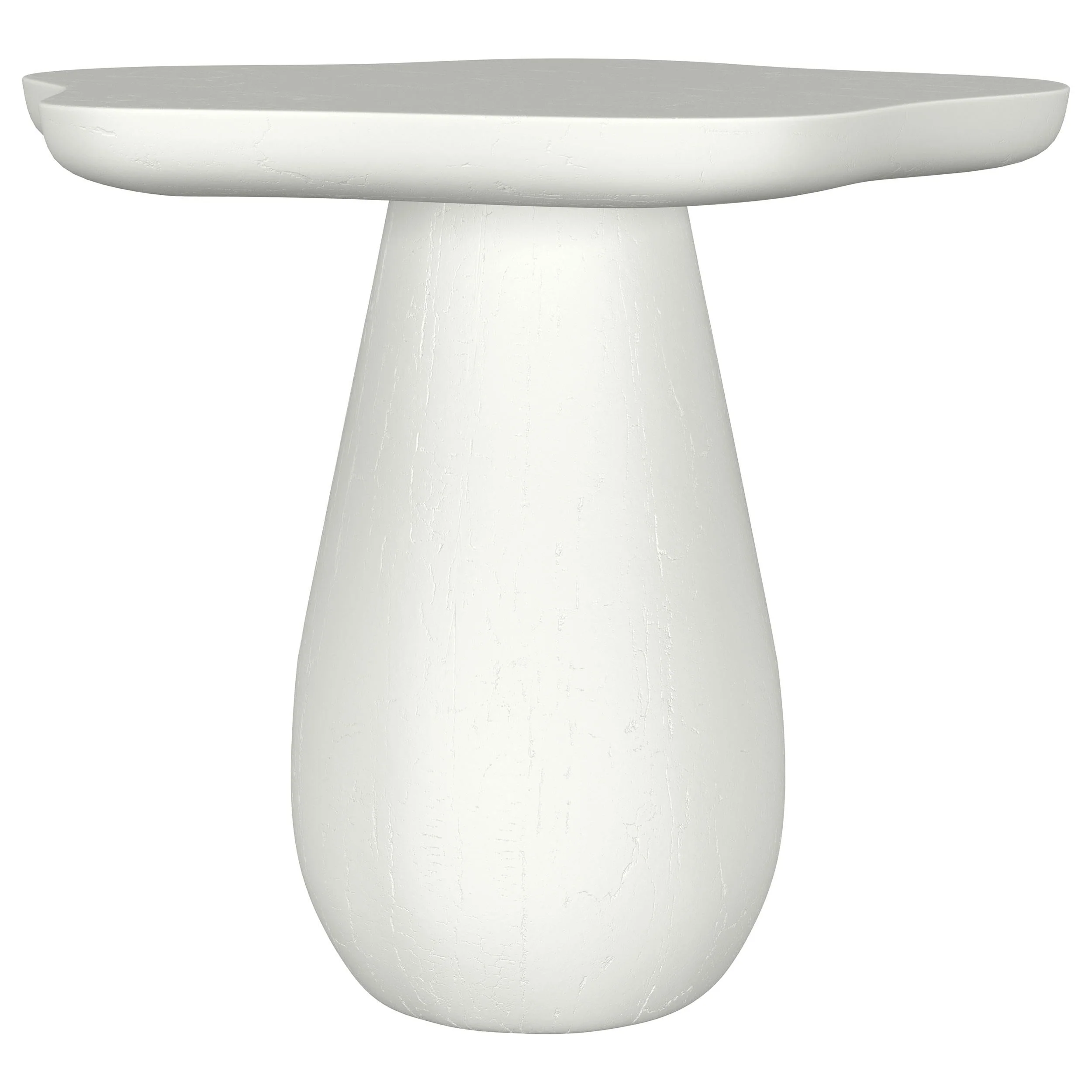 Perth Off White 17-inch Cloud Shaped Top Side Table - Image 2