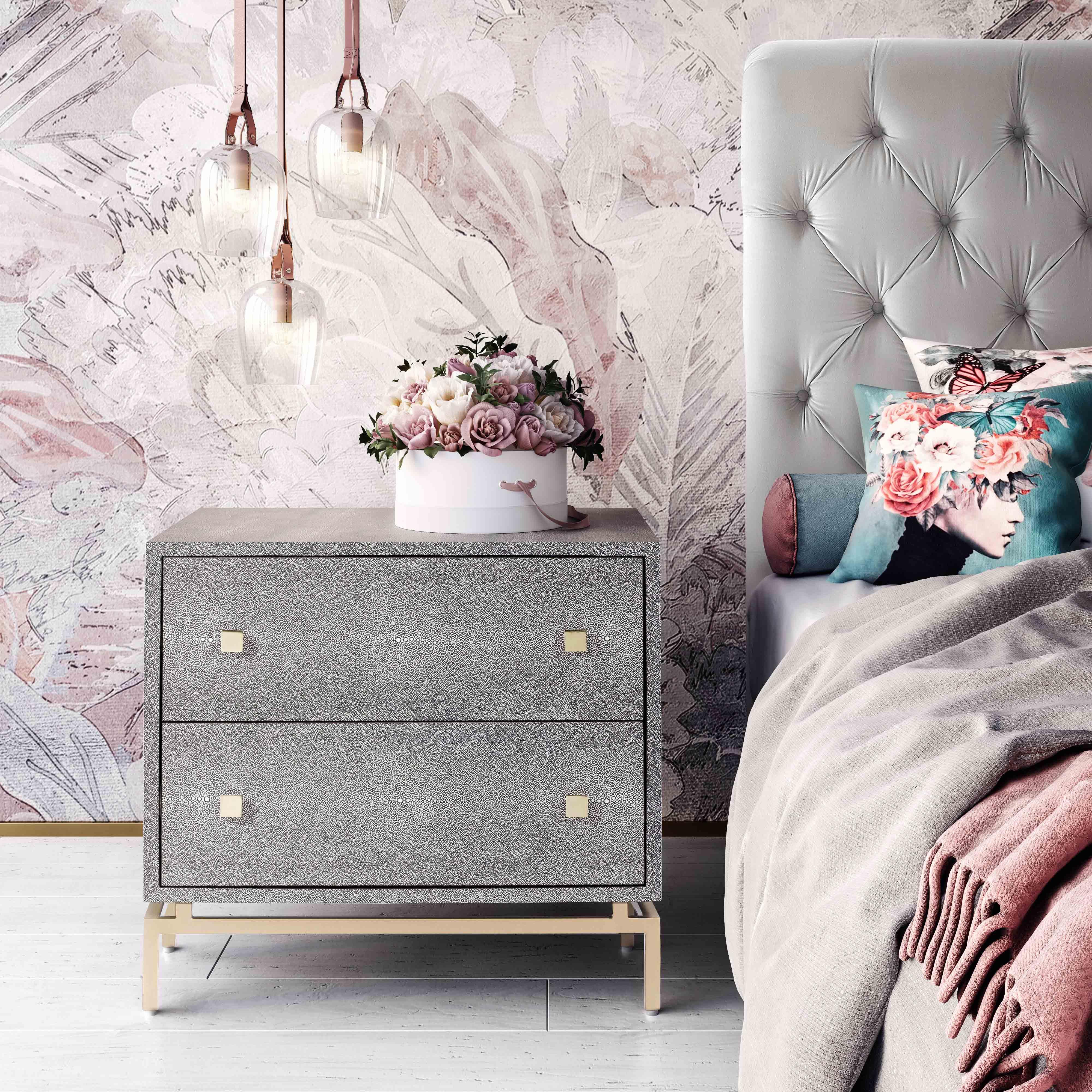 Pesce Shagreen Nightstand - Image 9