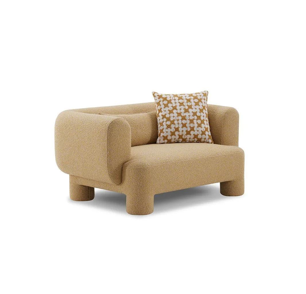 Phedra Yellow Oversized Chair - Image 2