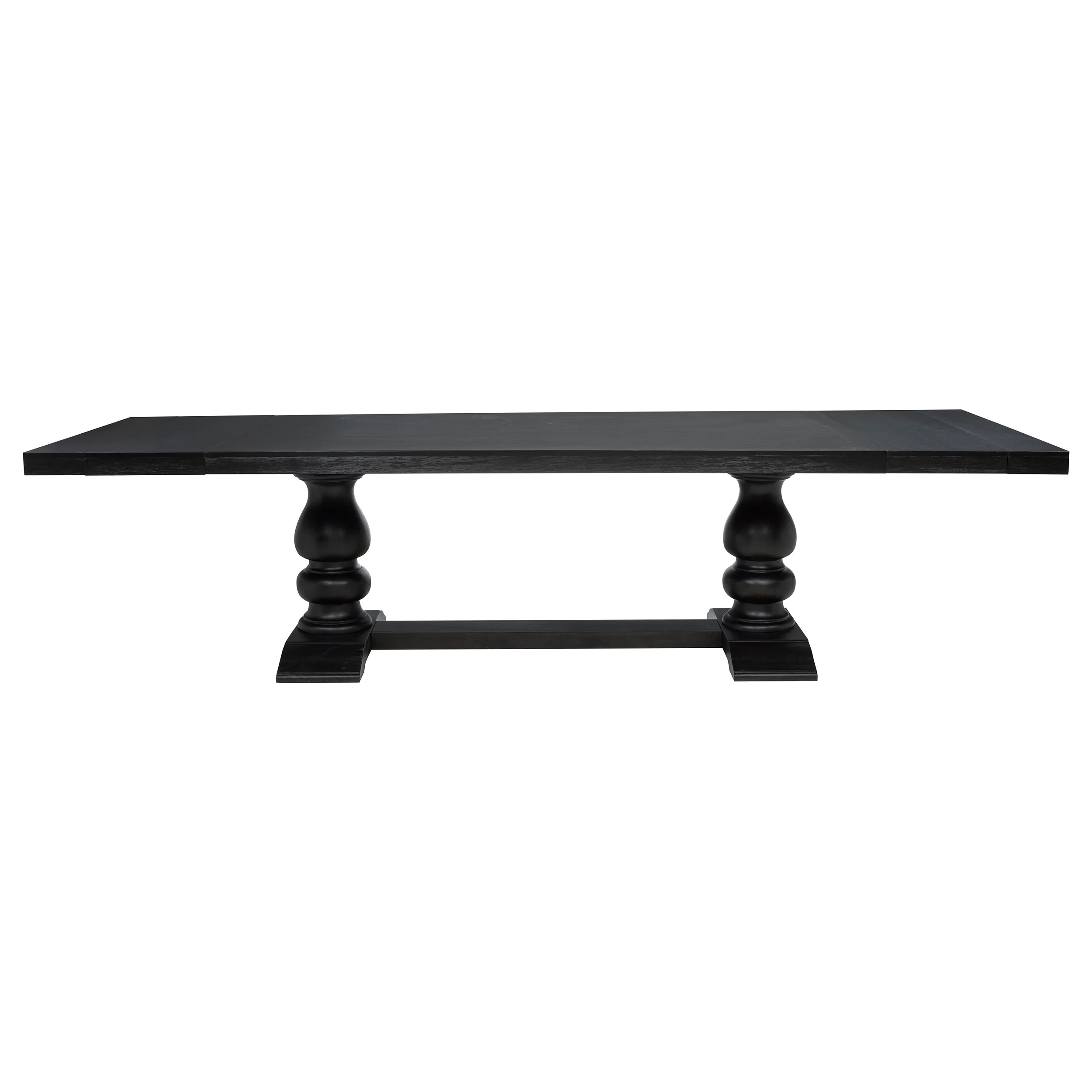 Phelps Distressed Noir 7-piece Rectangular Dining Table Set - Image 4