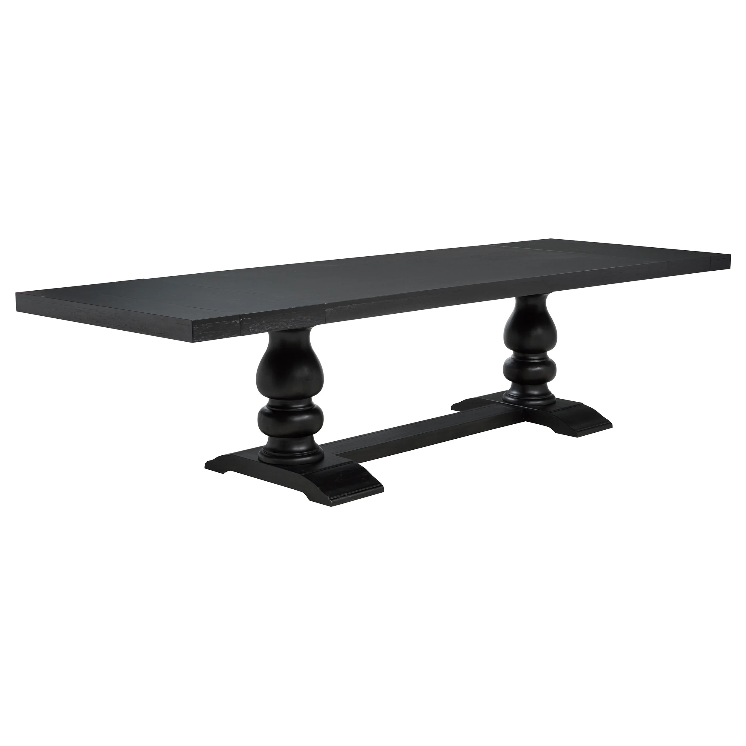 Phelps Distressed Noir 9-piece Rectangular Dining Table Set - Image 3