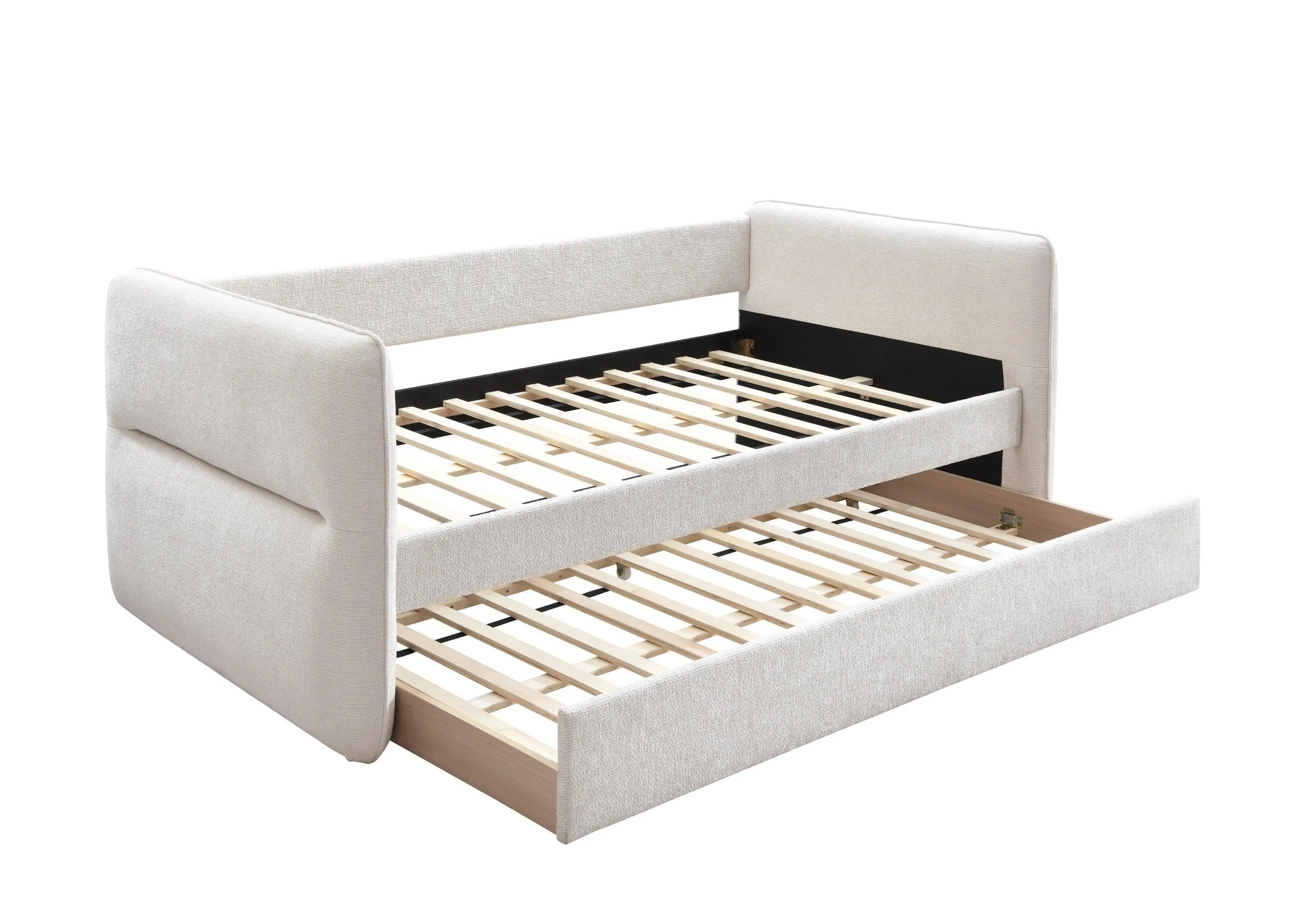 Philipa Oatmeal Twin Daybed with Trundle - Image 3