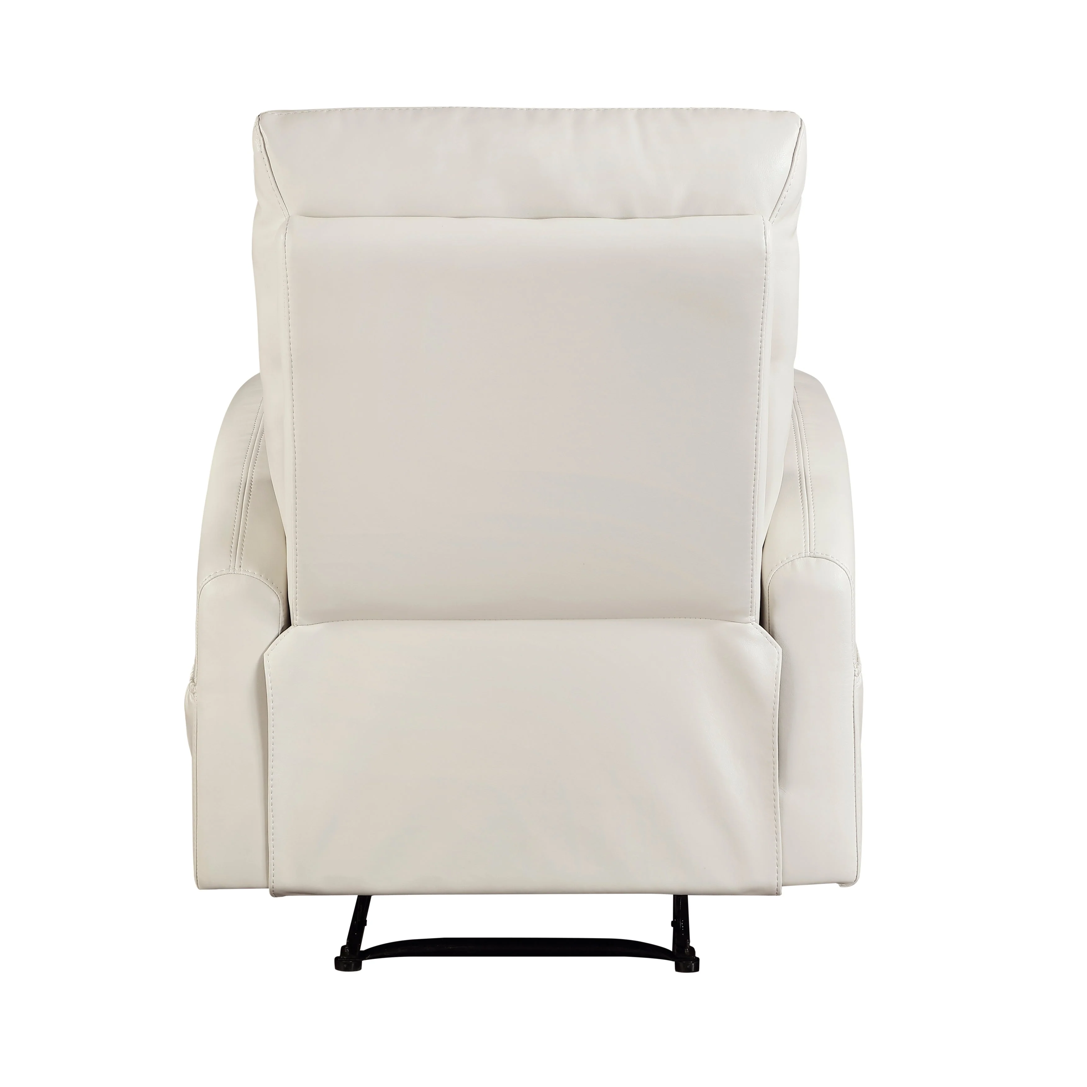 Phyllis Light Gray Double Reclining Loveseat with Center Console and Cup Holders - Image 24