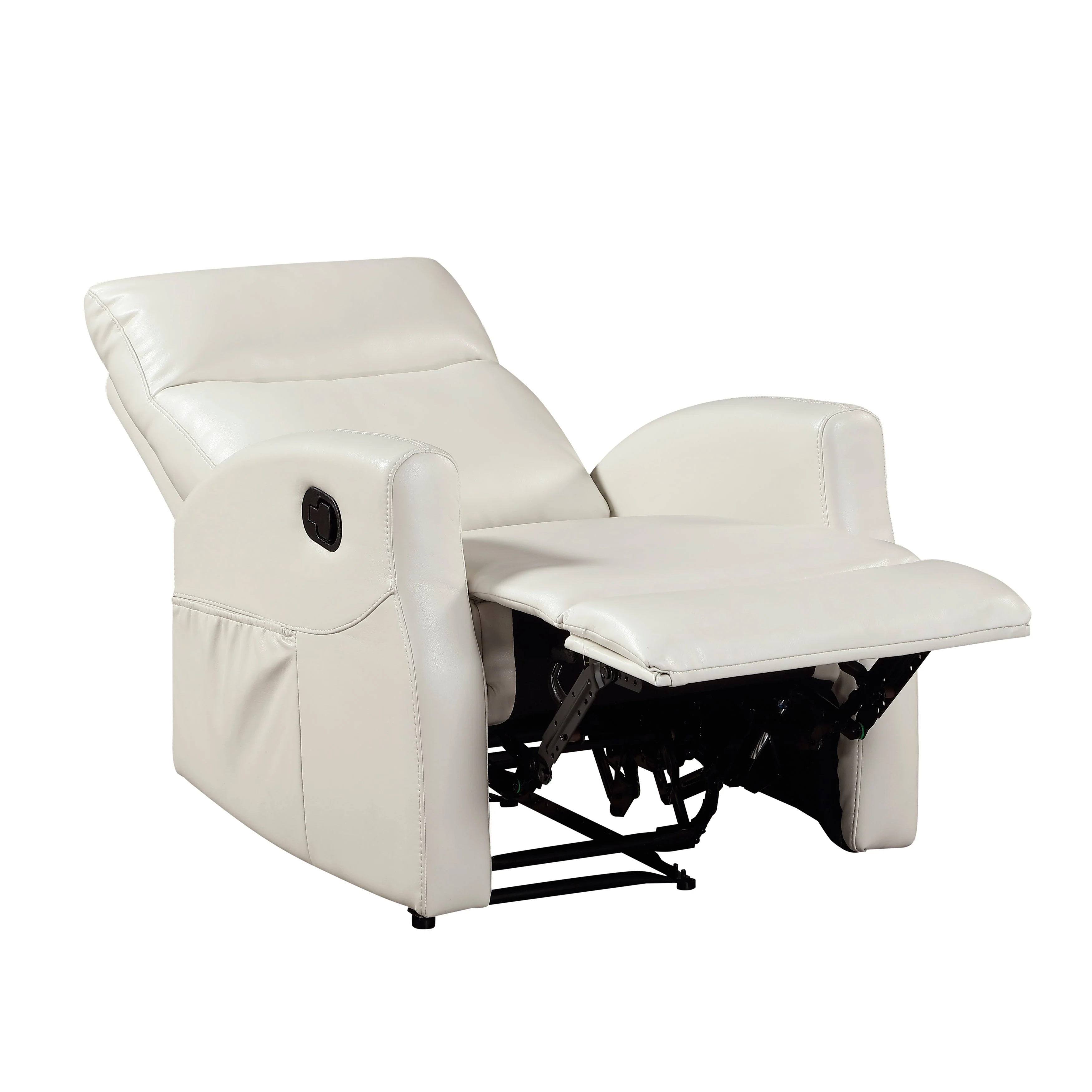 Phyllis Light Gray Double Reclining Loveseat with Center Console and Cup Holders - Image 26