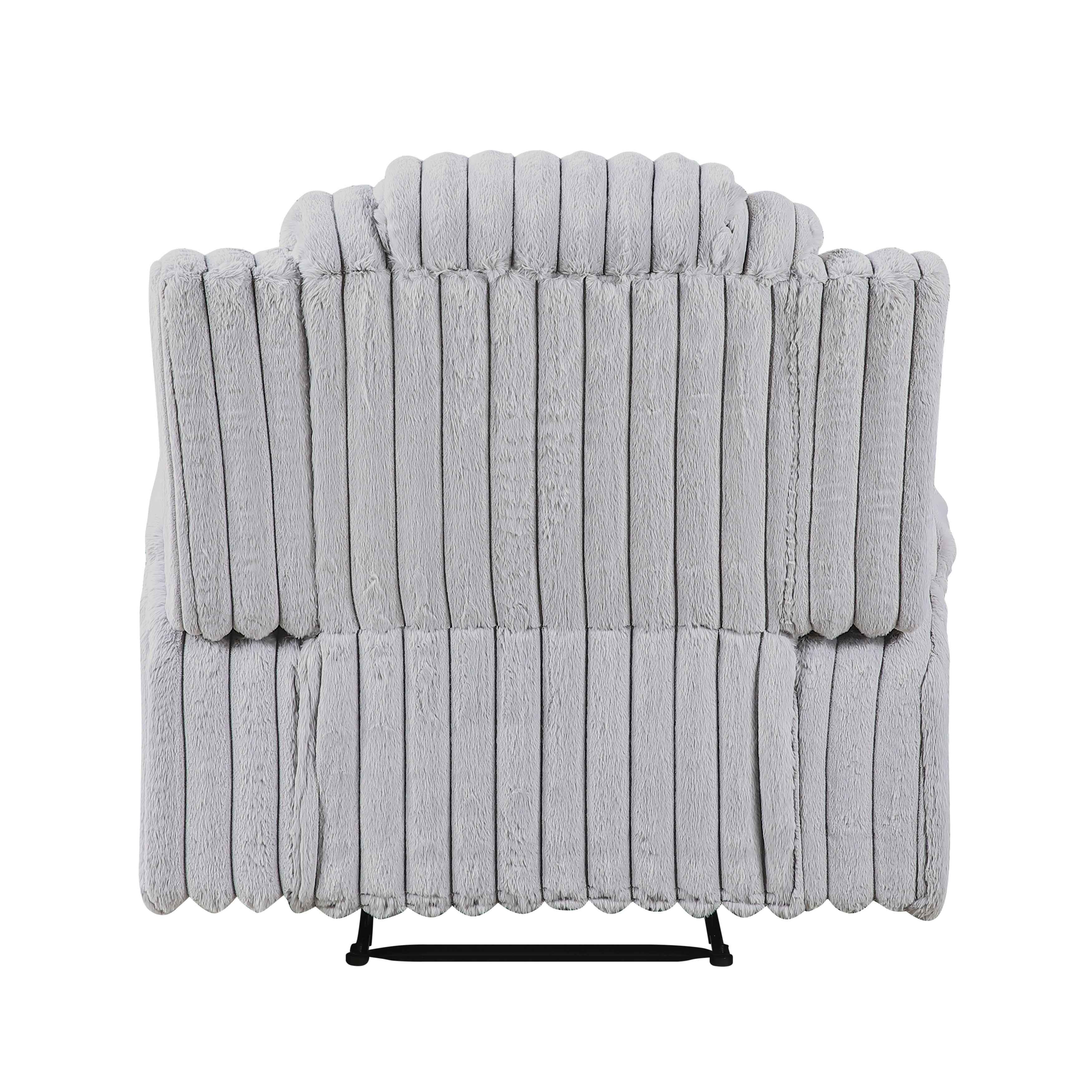 Phyllis Light Gray Reclining Chair - Image 5