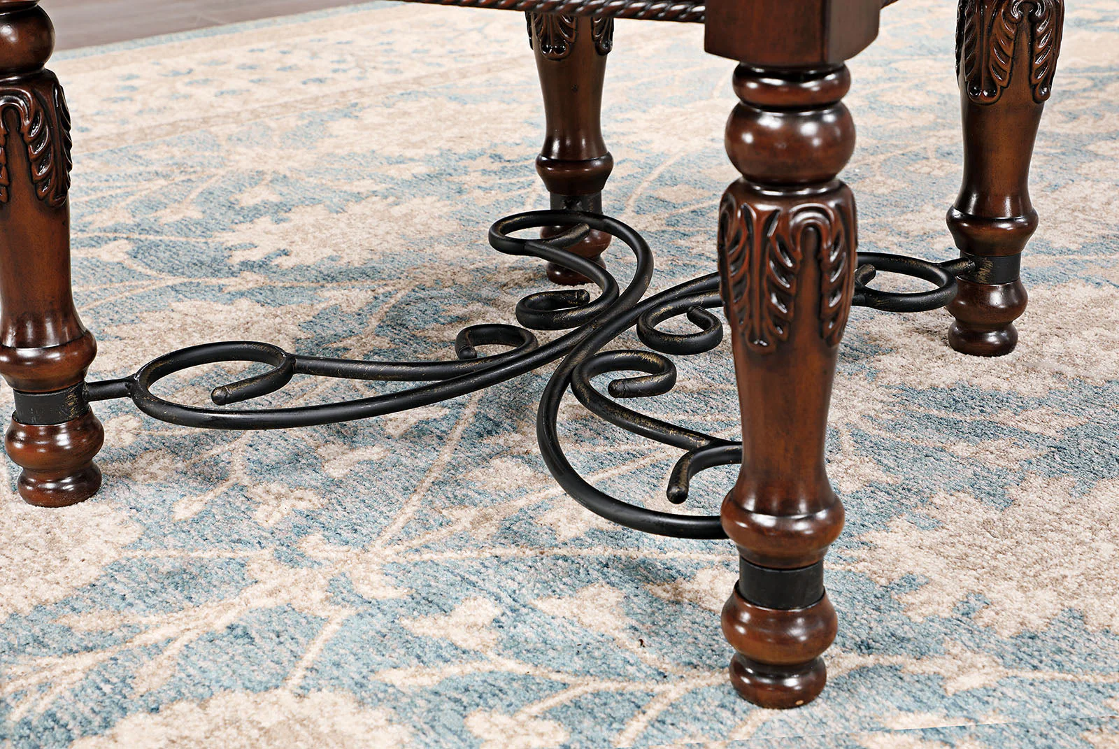 Picardy Brown Cherry 7 Pc Dining Table Set - Image 5