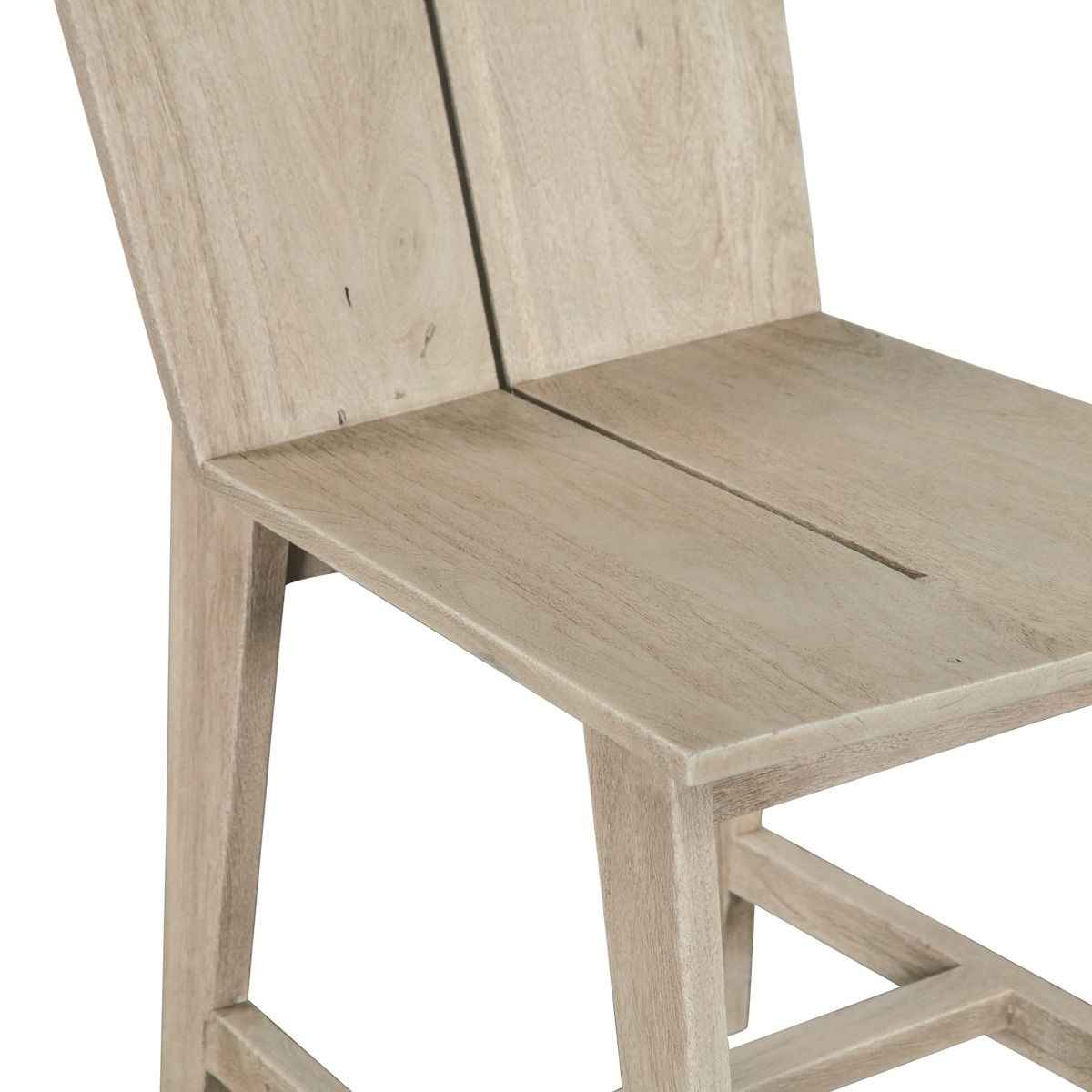 Piedmont 18" Dining Chair in Matte Driftwood, Set of 2 - Image 4