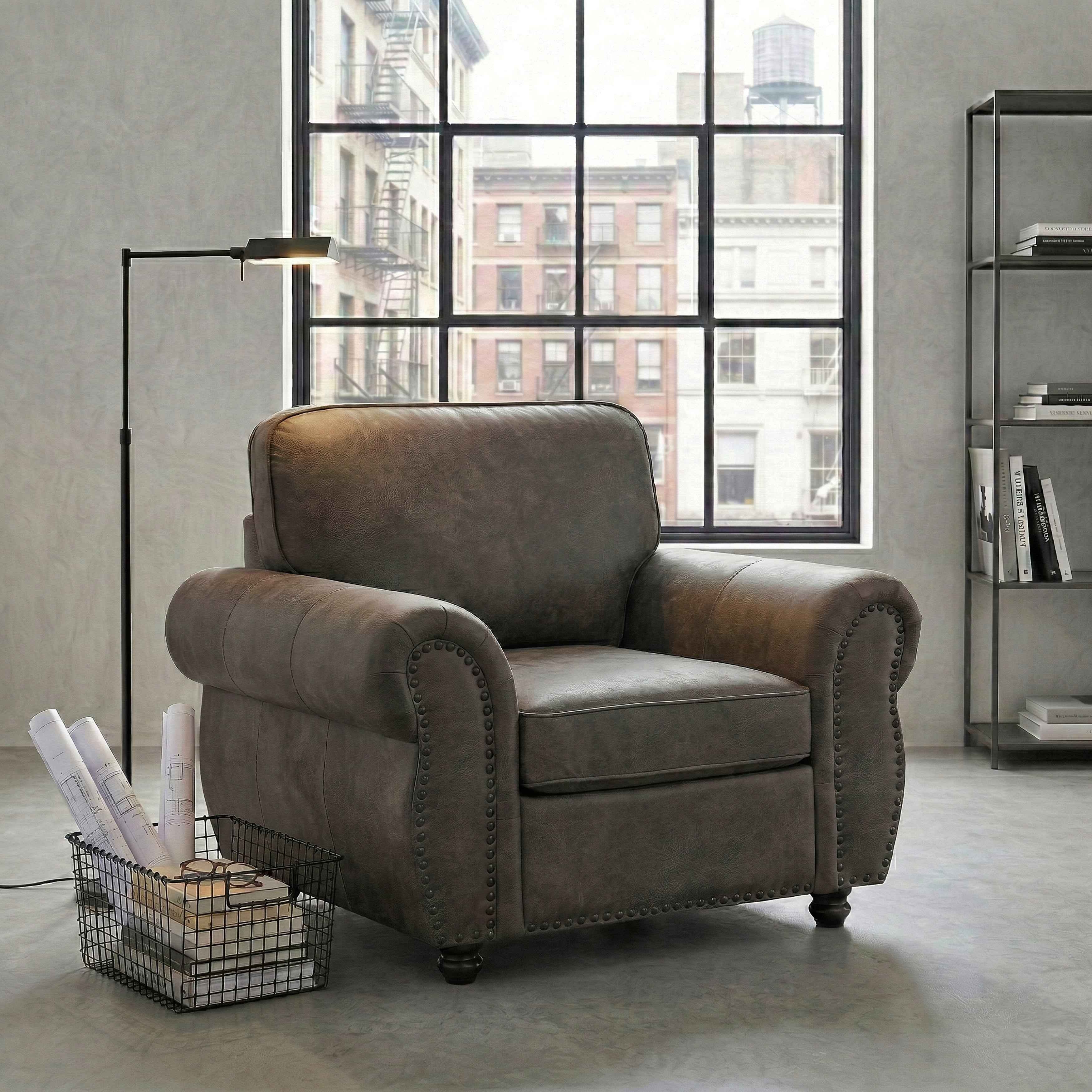 Pinnacle Pewter Chair - Image 11