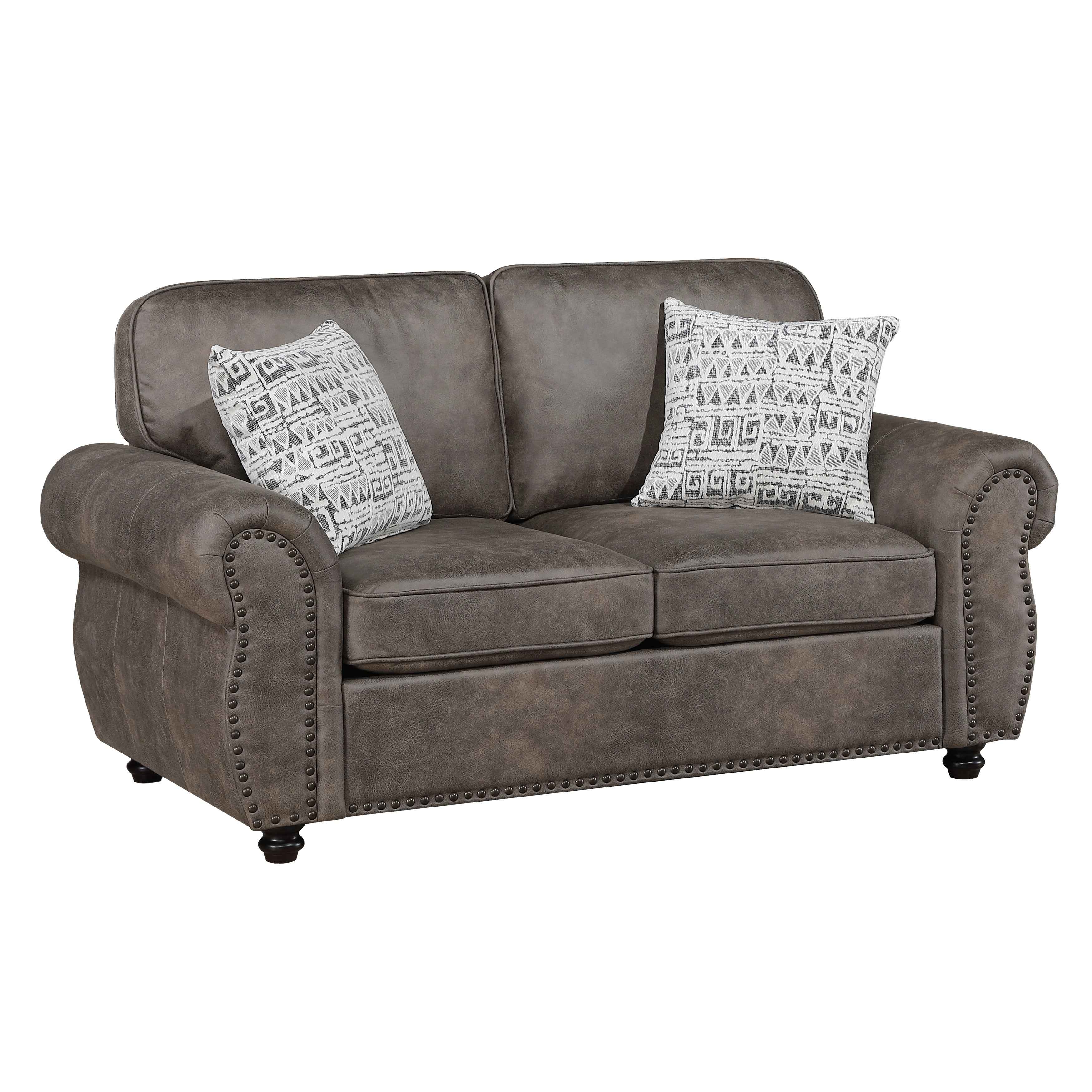 Pinnacle Pewter Loveseat - Image 2