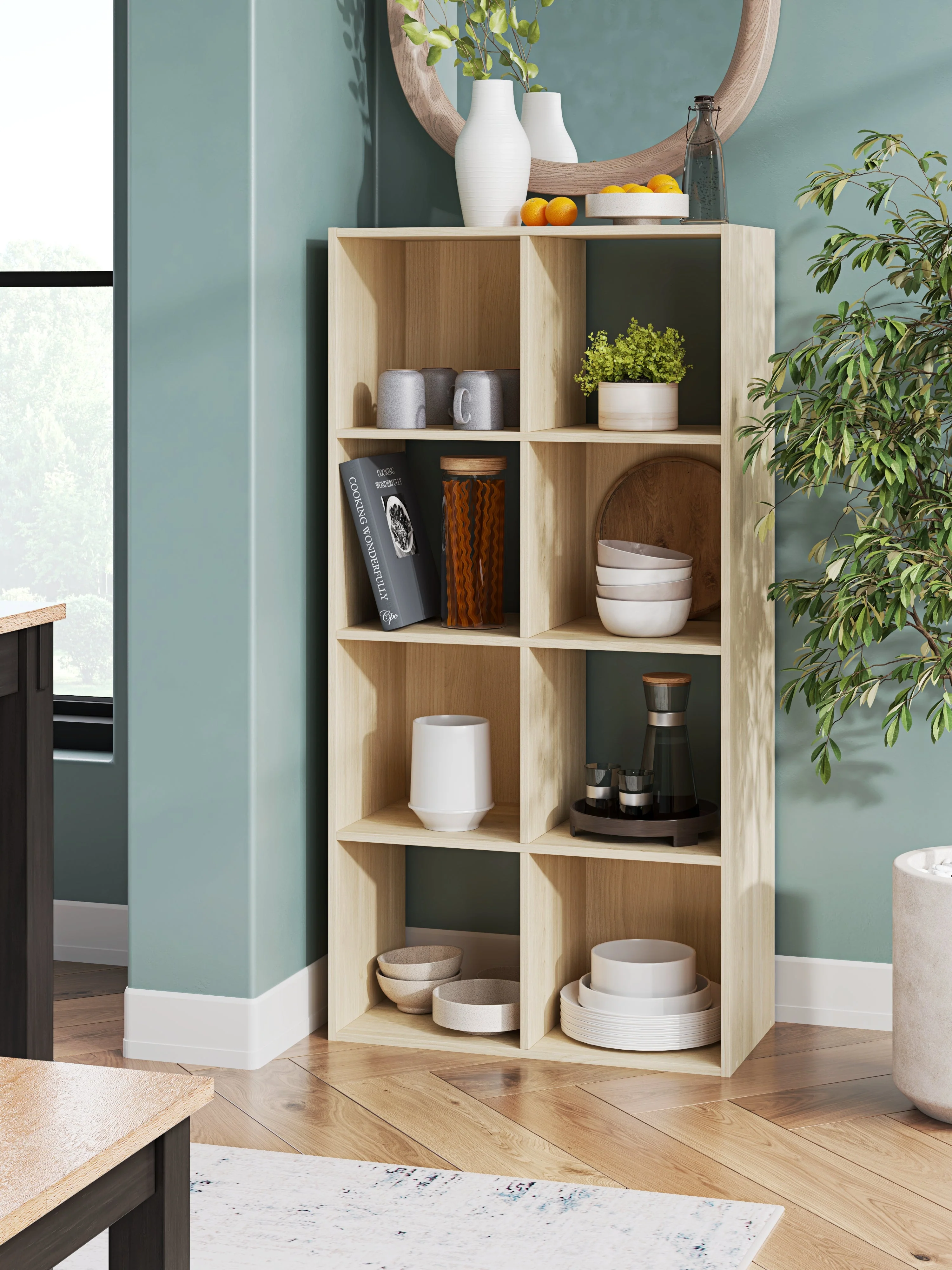 Piperton Tan Eight Cube Organizer - Image 9