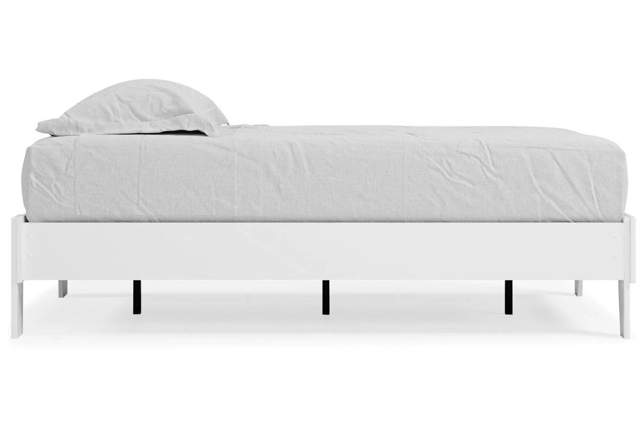 Piperton White Twin Platform Bed - Image 6