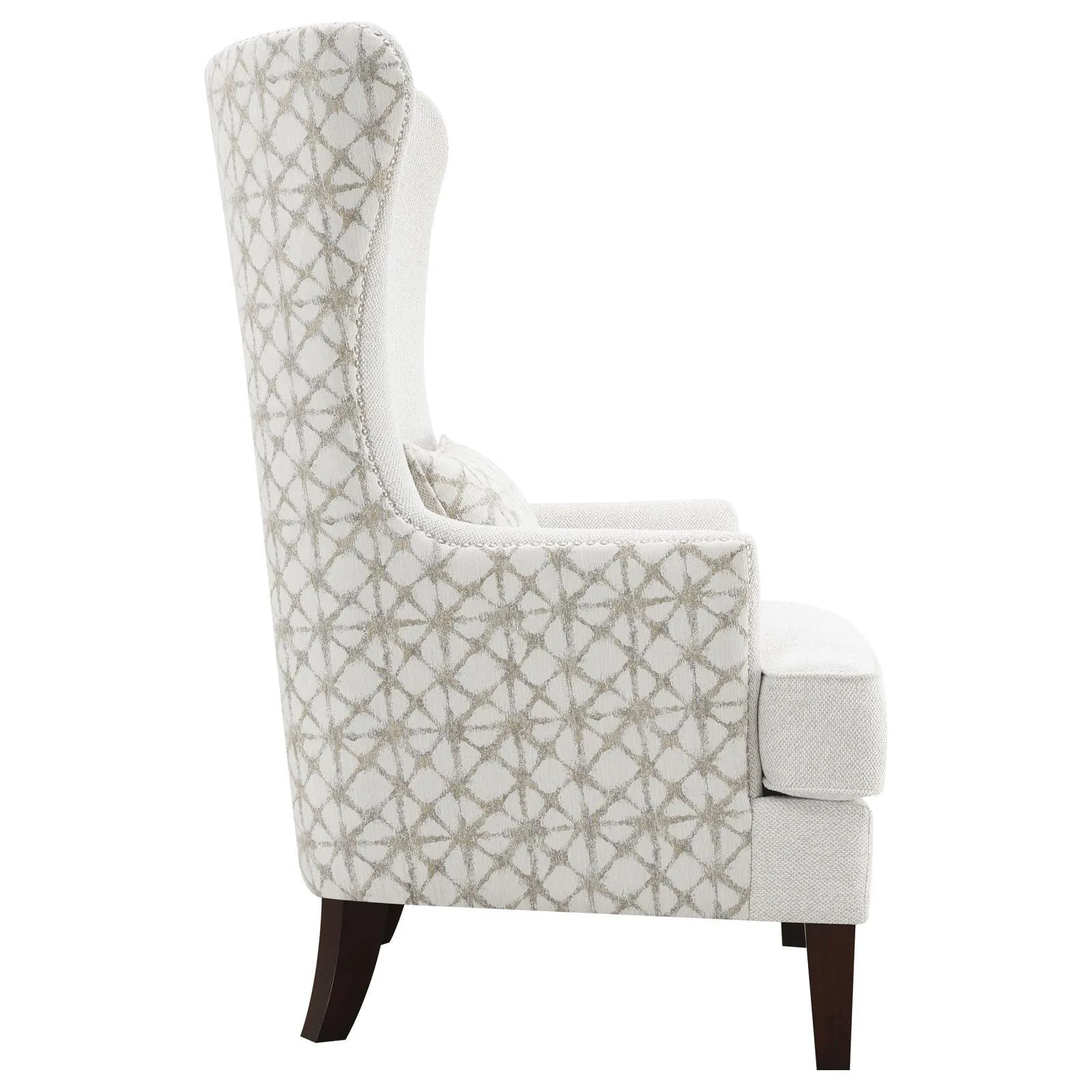 Pippin Latte Upholstered Wingback Accent Chair - Image 8