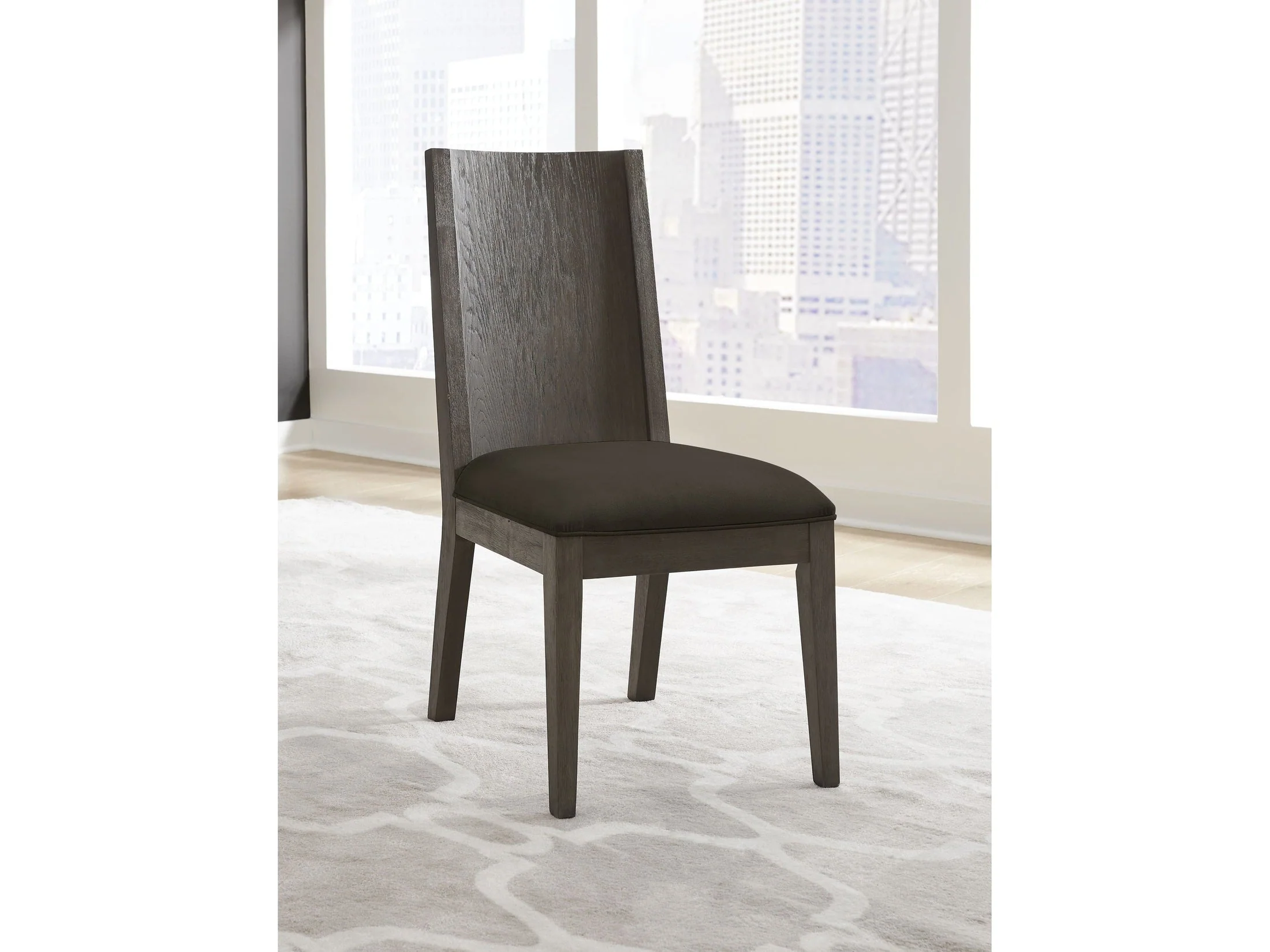 Plata Dining Chair in Thunder Grey (Set of 2)