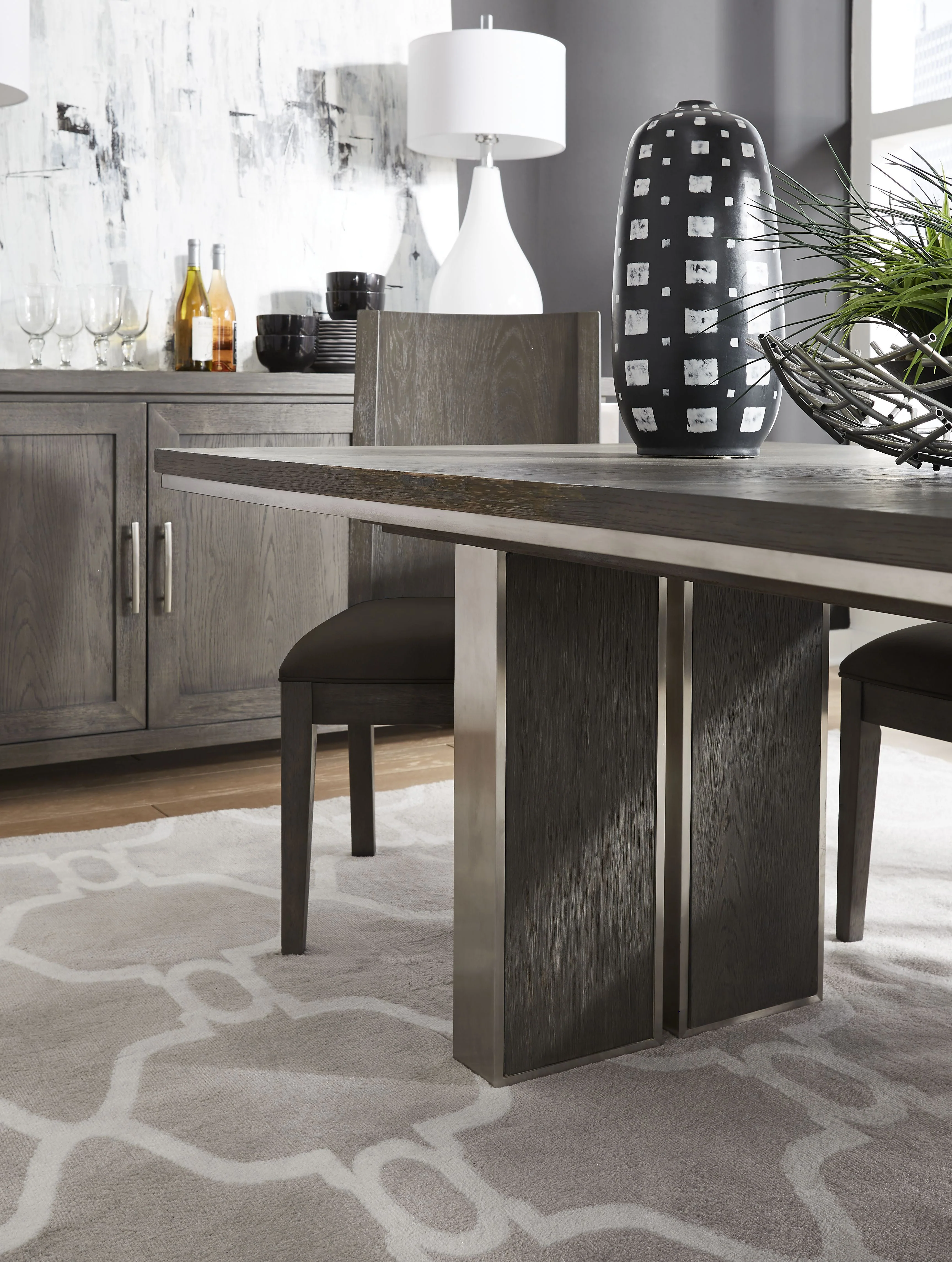 Plata Dining Chair in Thunder Grey (Set of 2) - Image 3