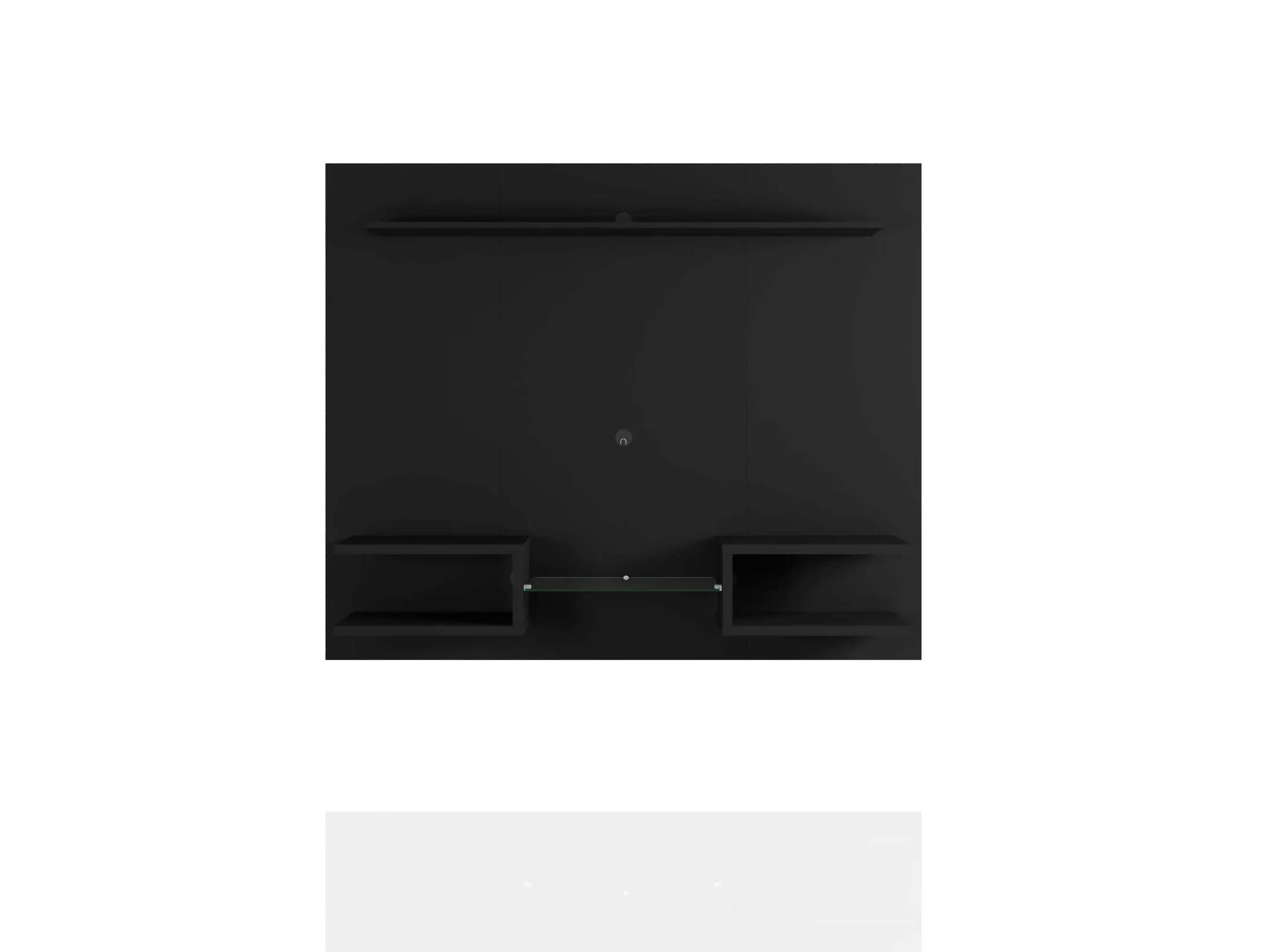 Plaza 64.25 Floating Entertainment Center in Black
