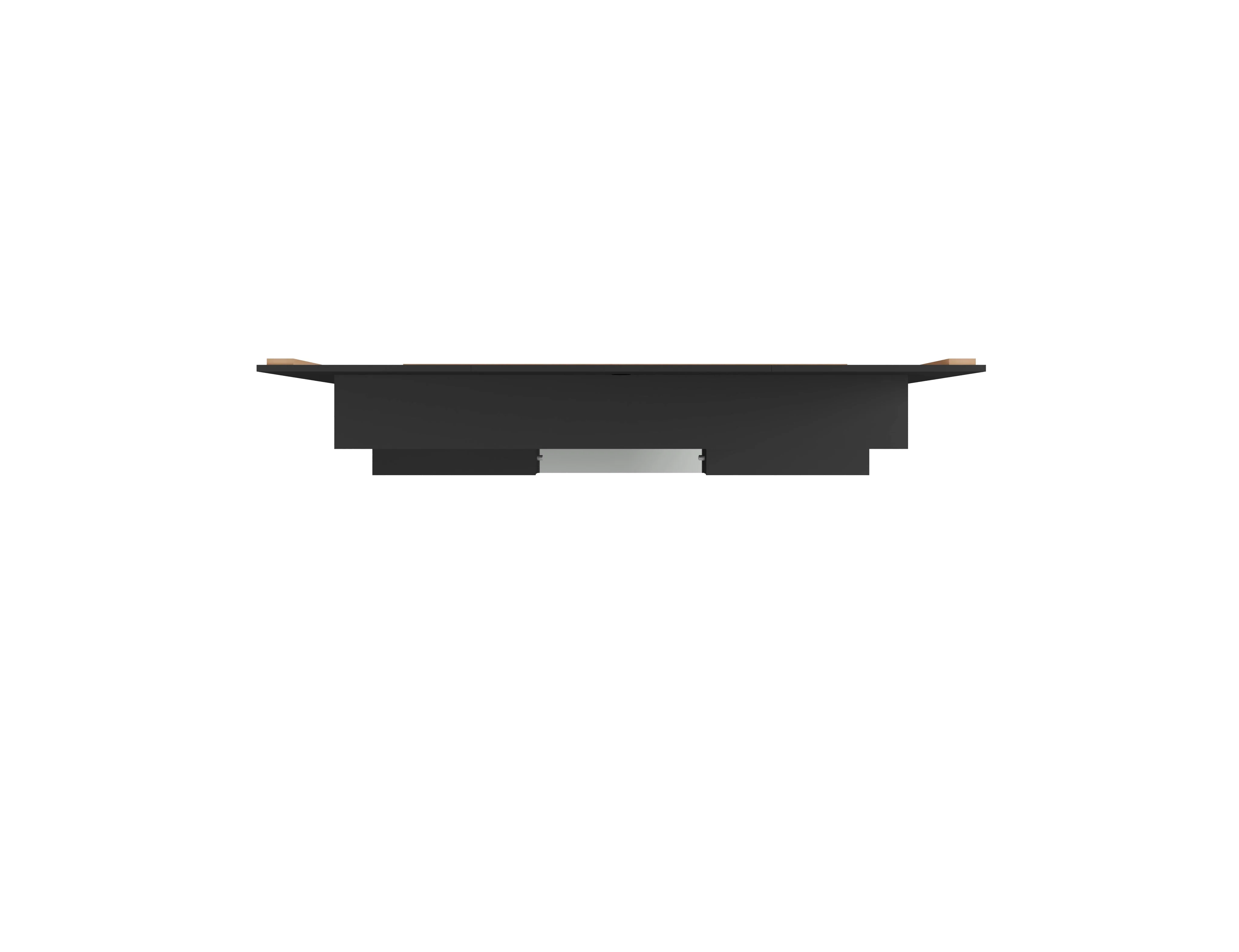 Plaza 64.25 Floating Entertainment Center in Black - Image 7