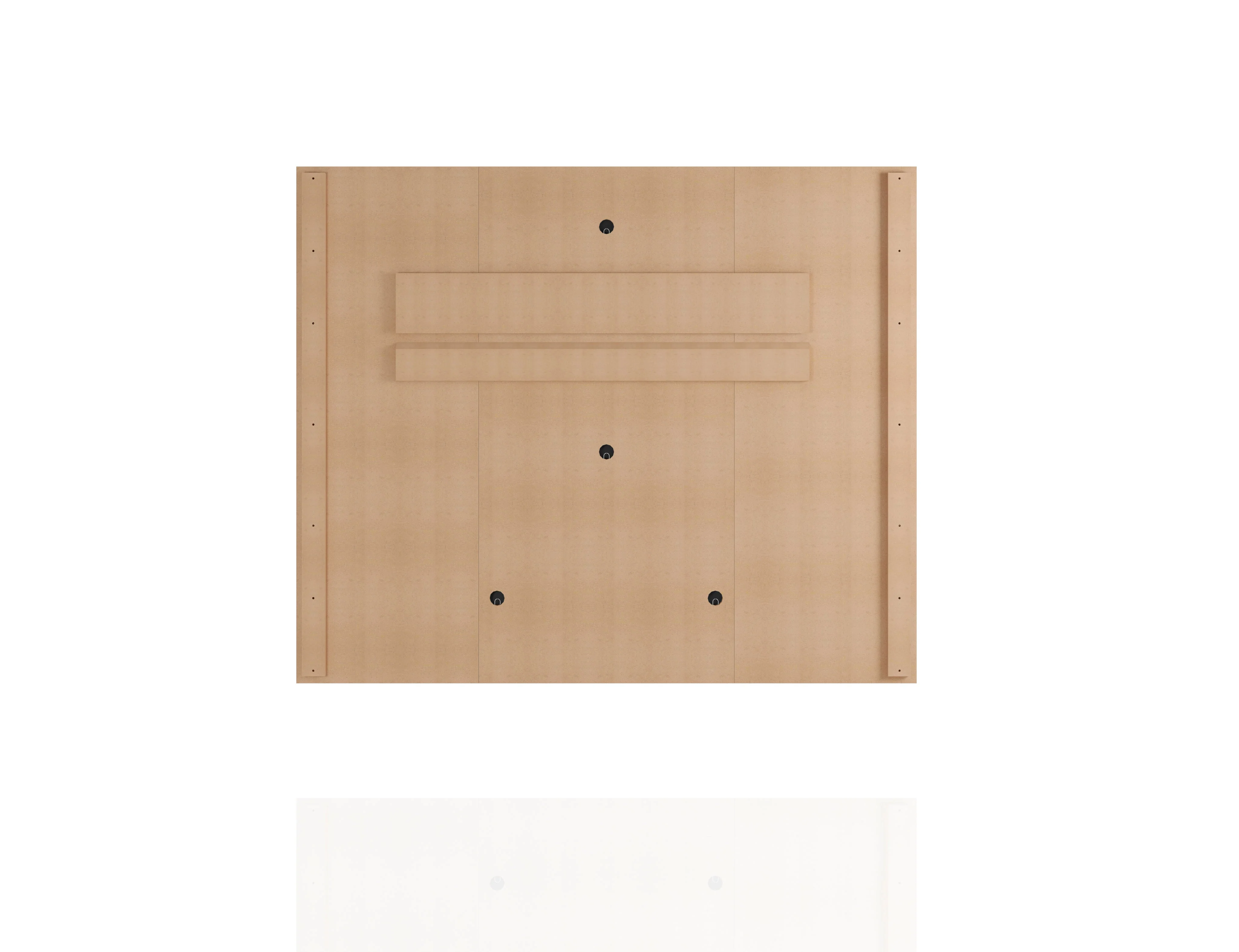 Plaza 64.25 Floating Entertainment Center in Black - Image 8