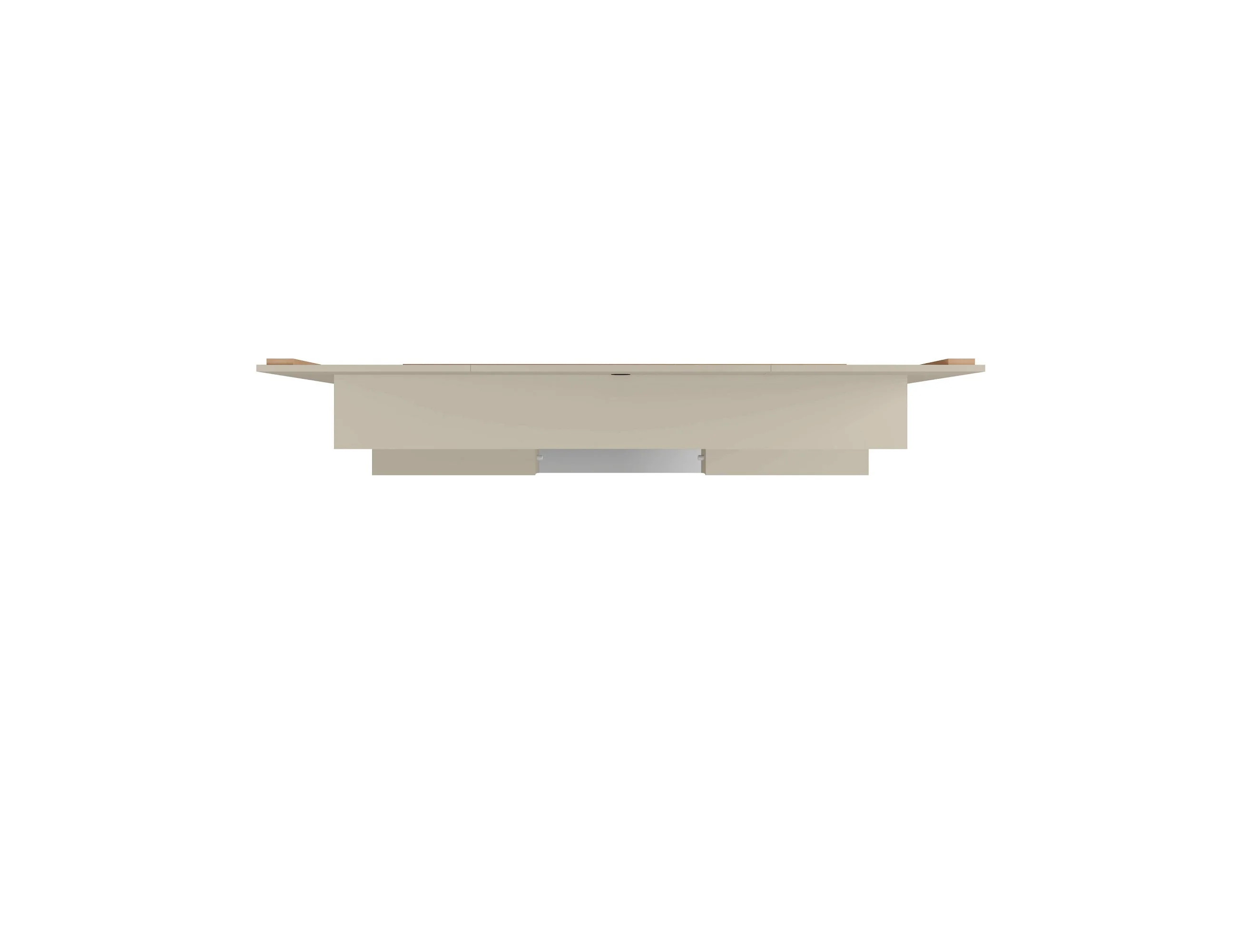 Plaza 64.25 Floating Entertainment Center in Off White - Image 7
