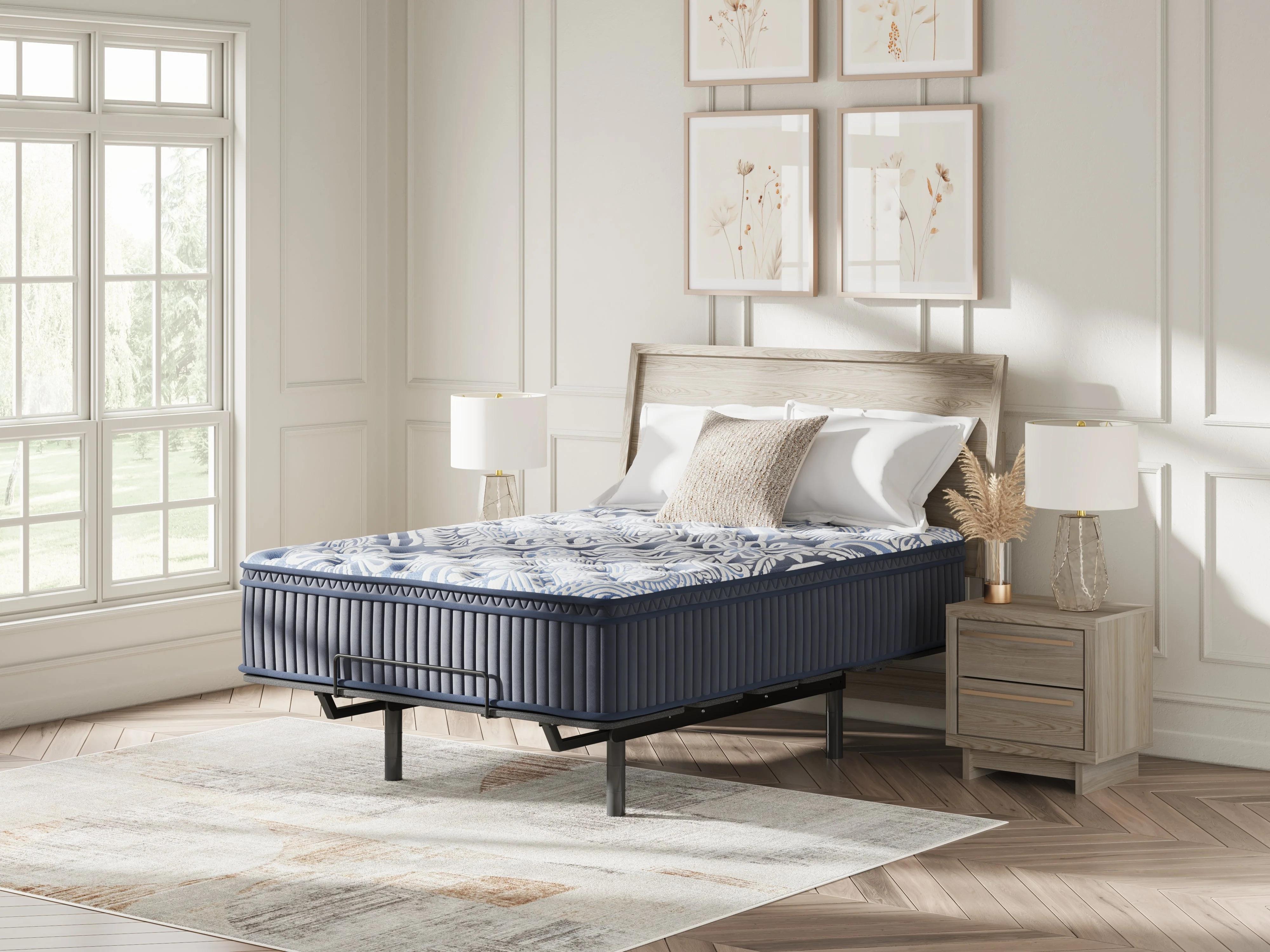 Plush Luxe 2.0 Blue Queen Mattress - Image 9