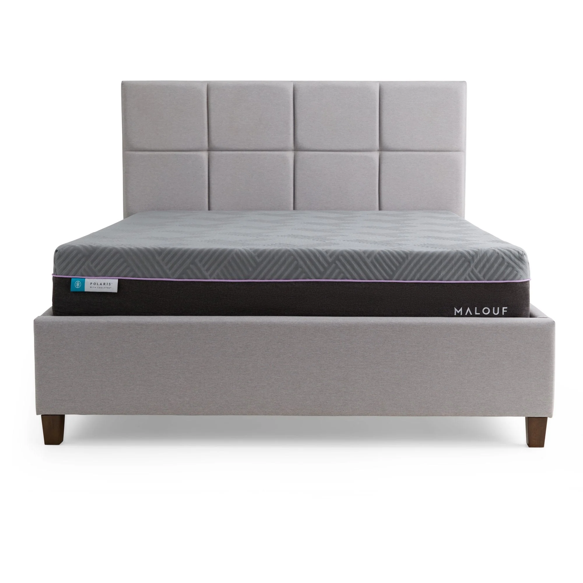 Polaris Coolysnc Gray Queen Mattress - Image 4