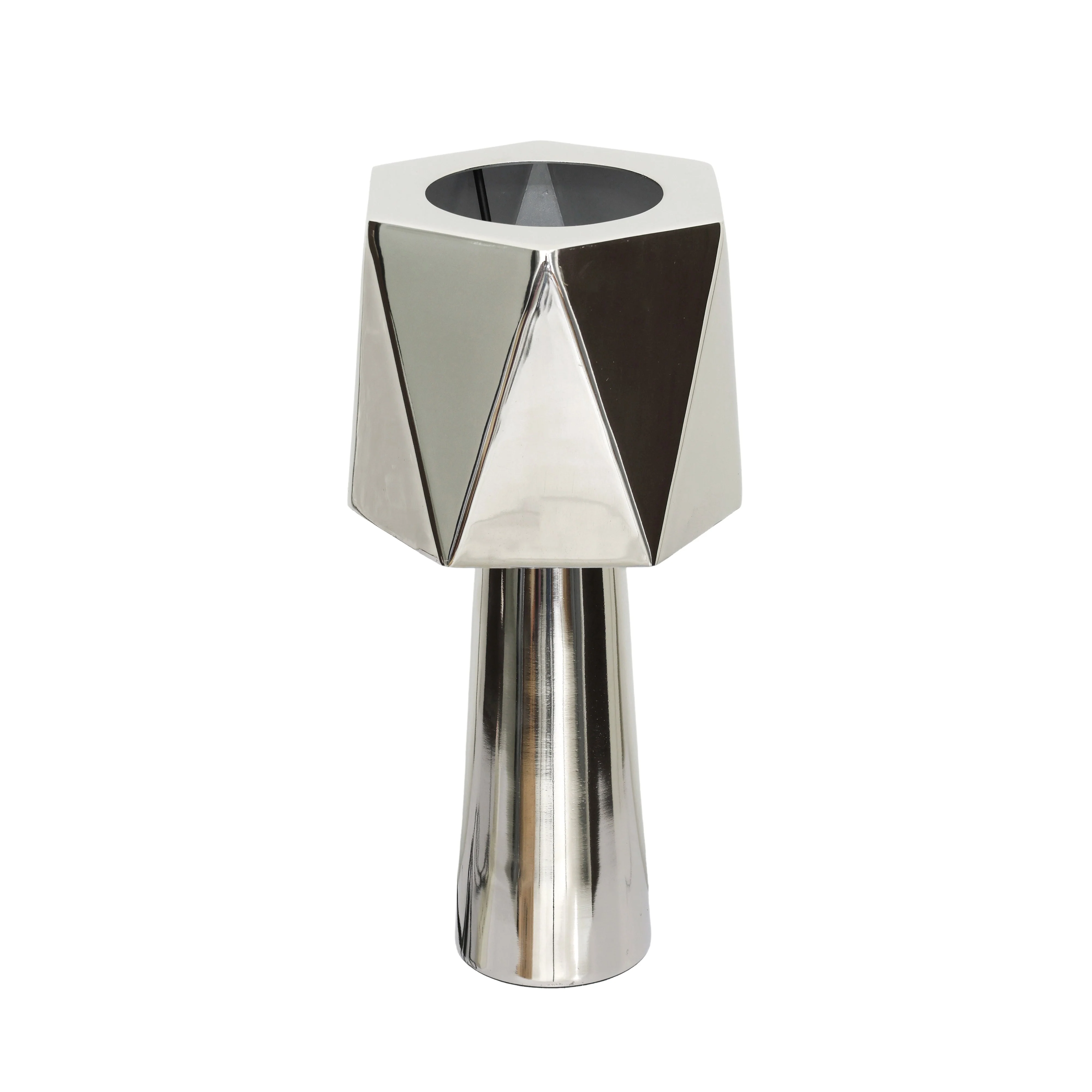 Polished Nickel Table Lamp - Image 3