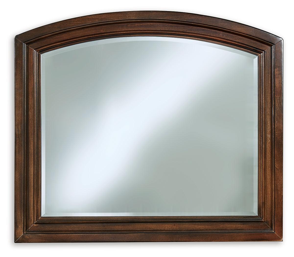 Porter Rustic Brown Bedroom Mirror (Mirror Only) - Image 2