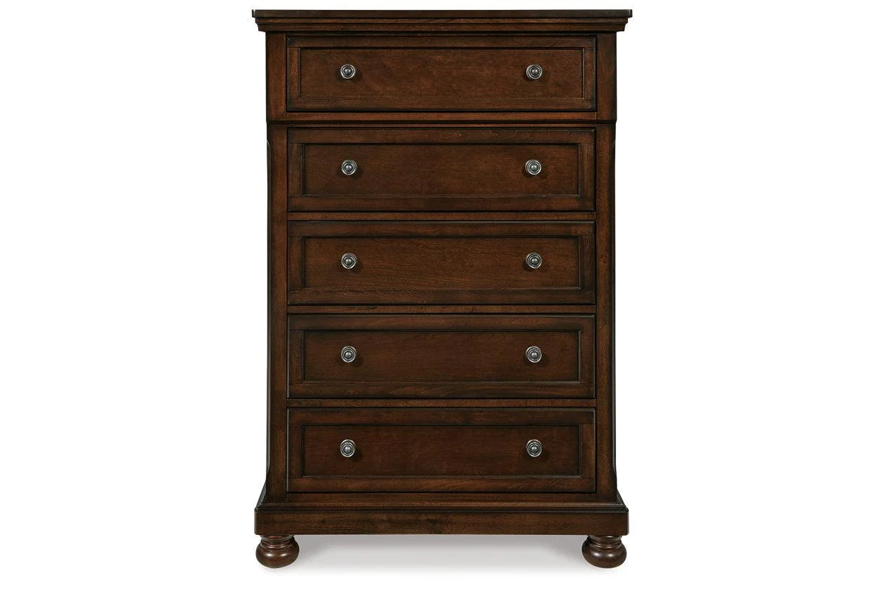 Porter Rustic Brown Chest of Drawers - Image 5