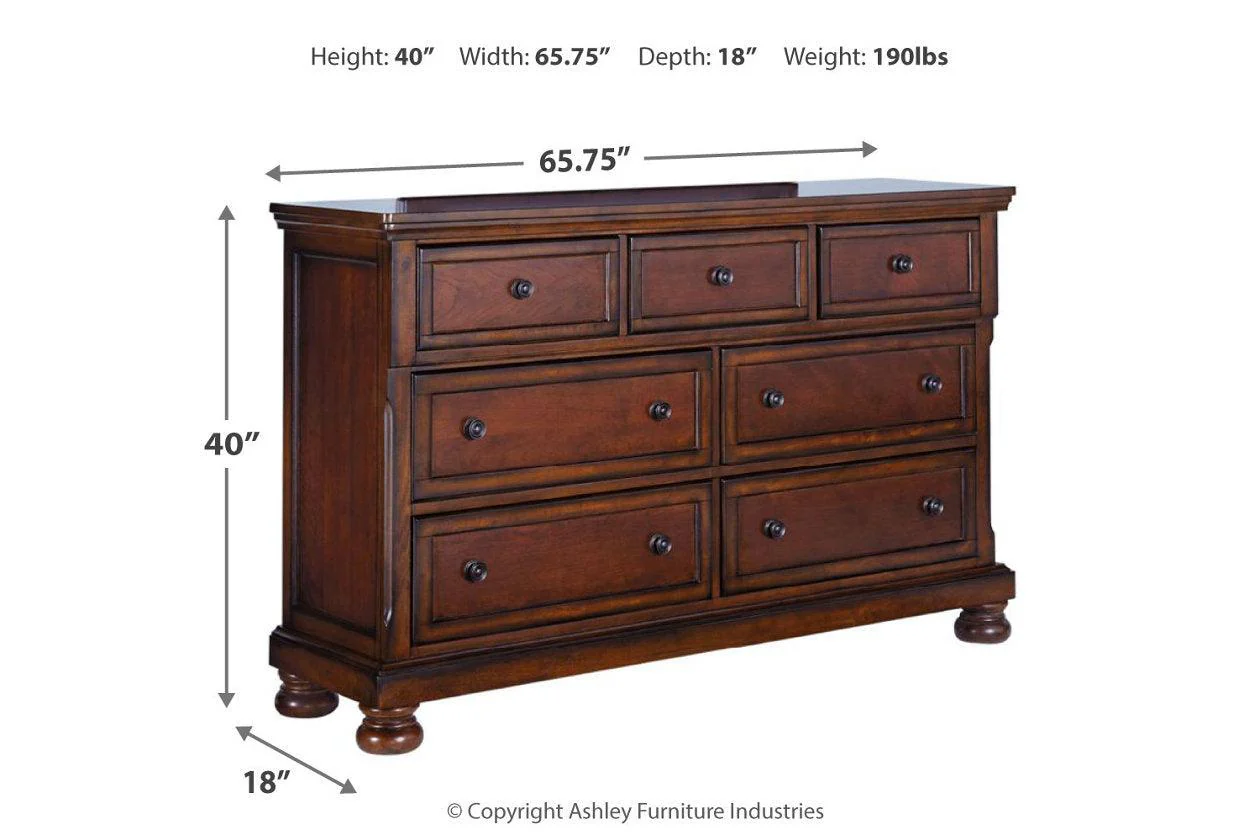 Porter Rustic Brown Dresser - Image 4
