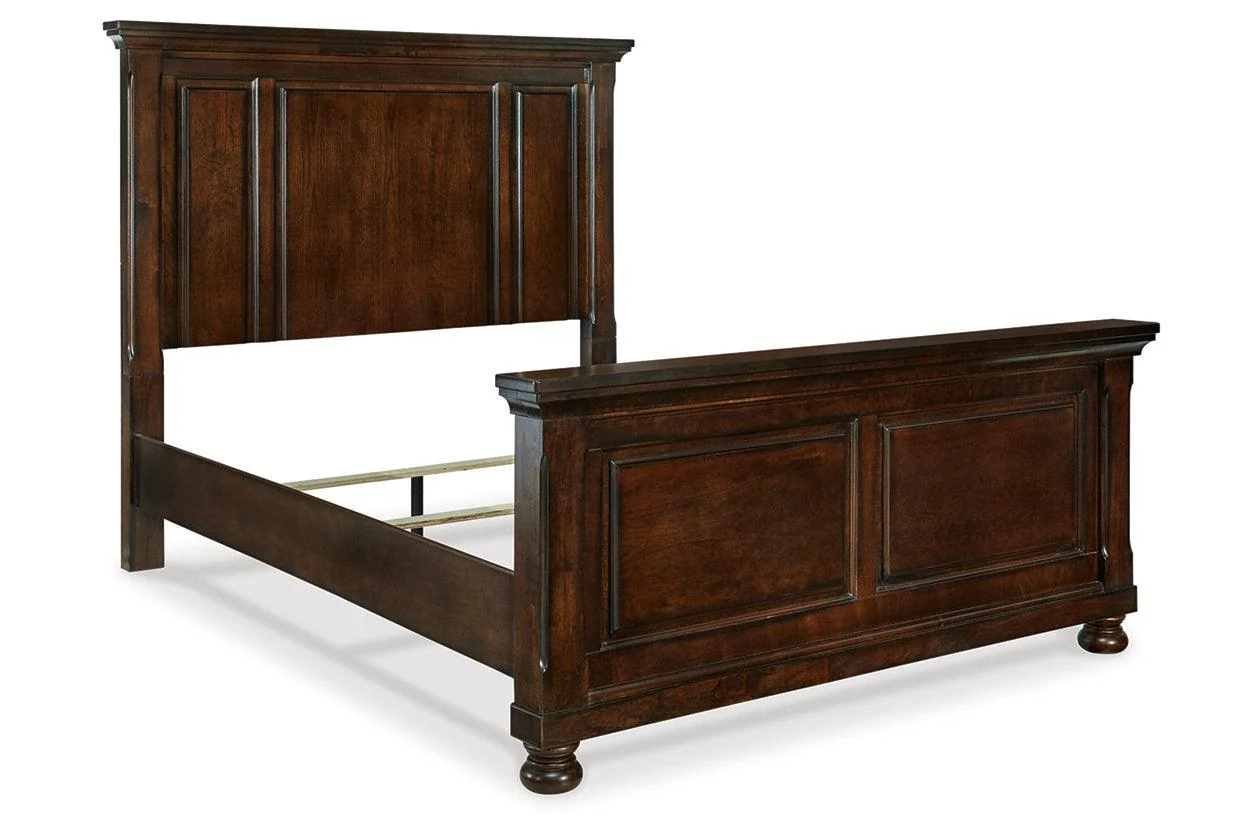 Porter Rustic Brown Queen Panel Bed - Image 2