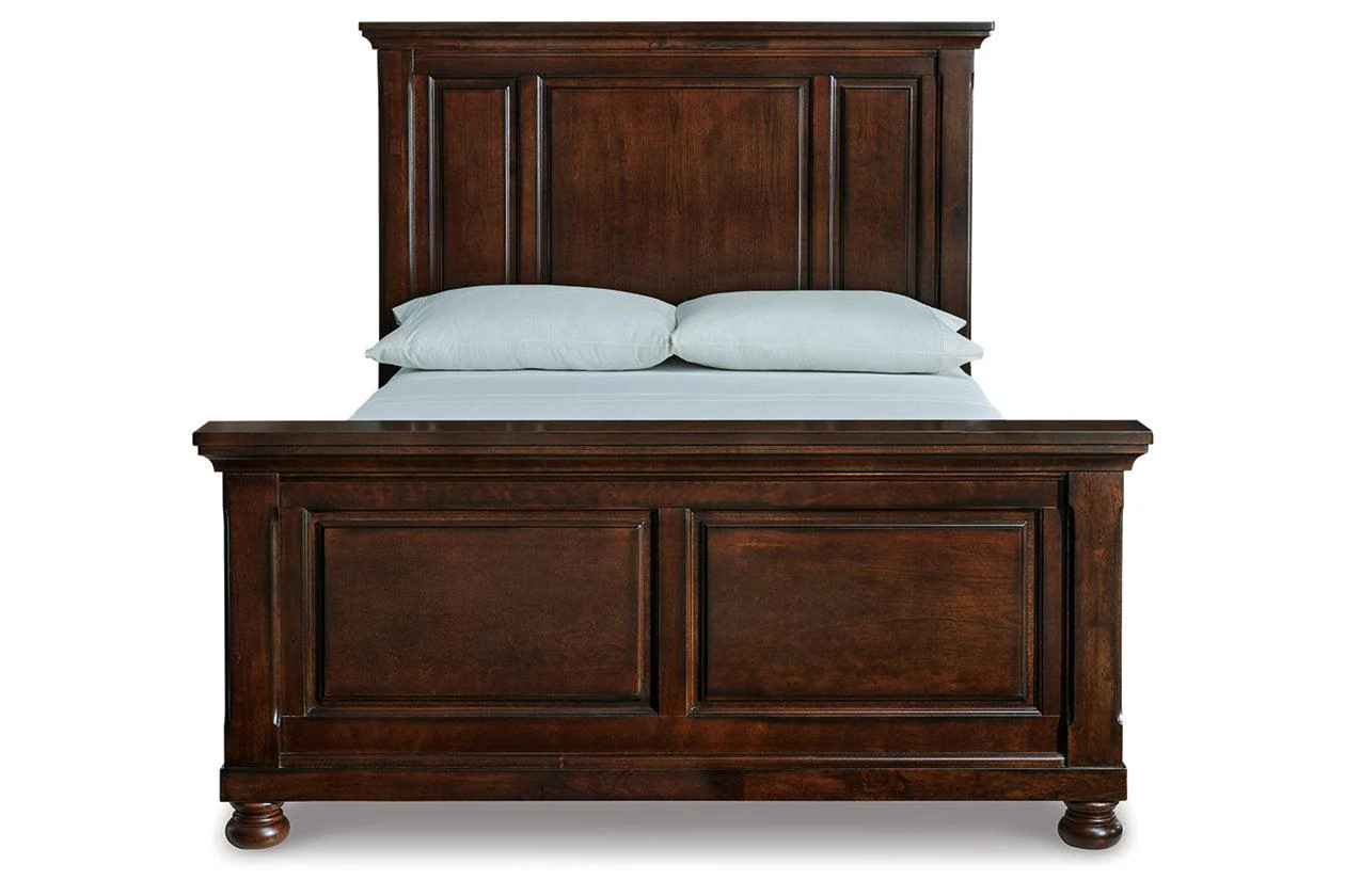 Porter Rustic Brown Queen Panel Bed - Image 4