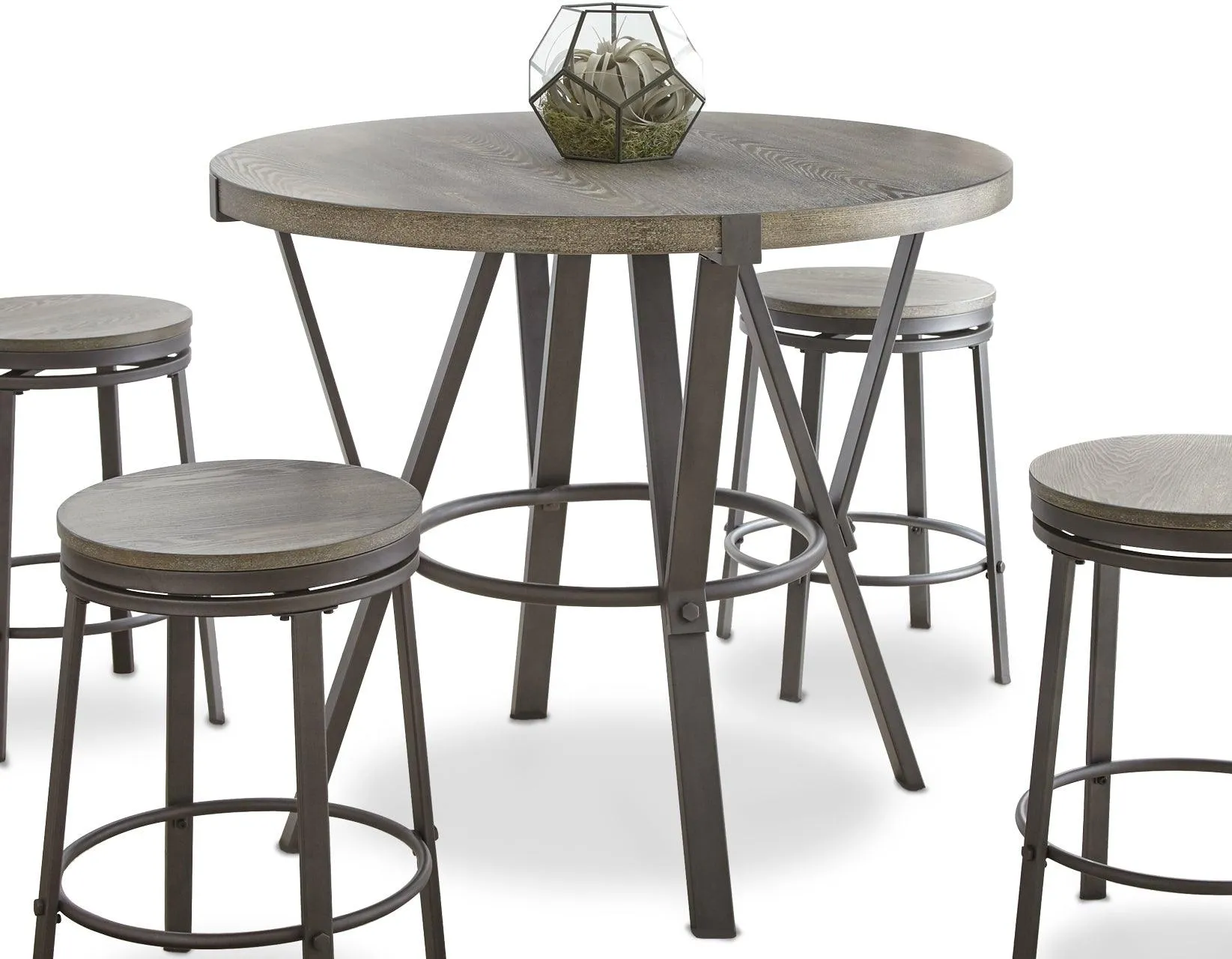 Portland 24″ Backless Counter Stool, Swivel, Set of 2 - Image 4