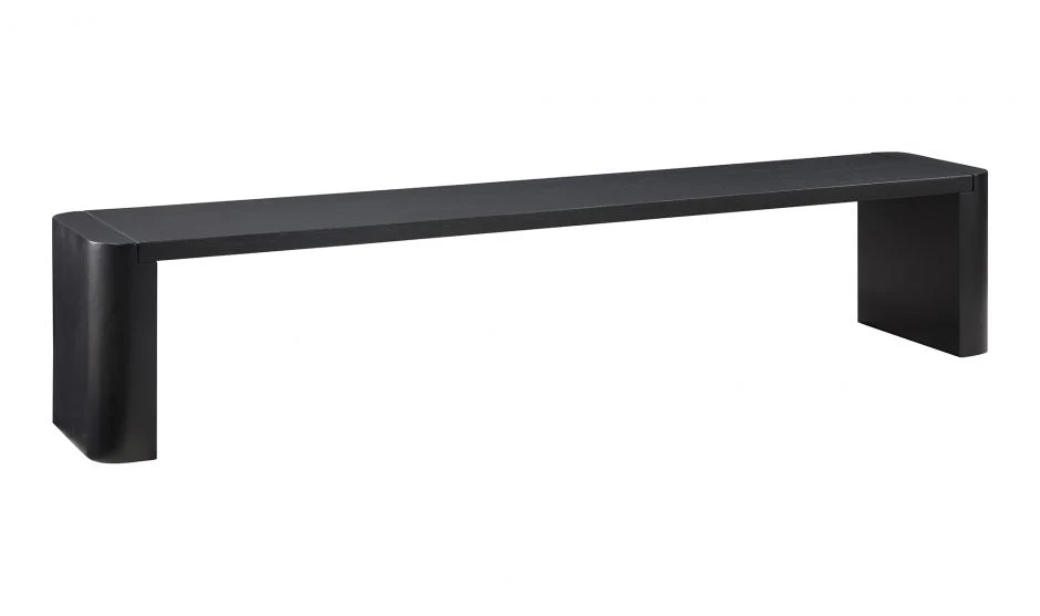Post Dining Bench-Large Black - Image 2