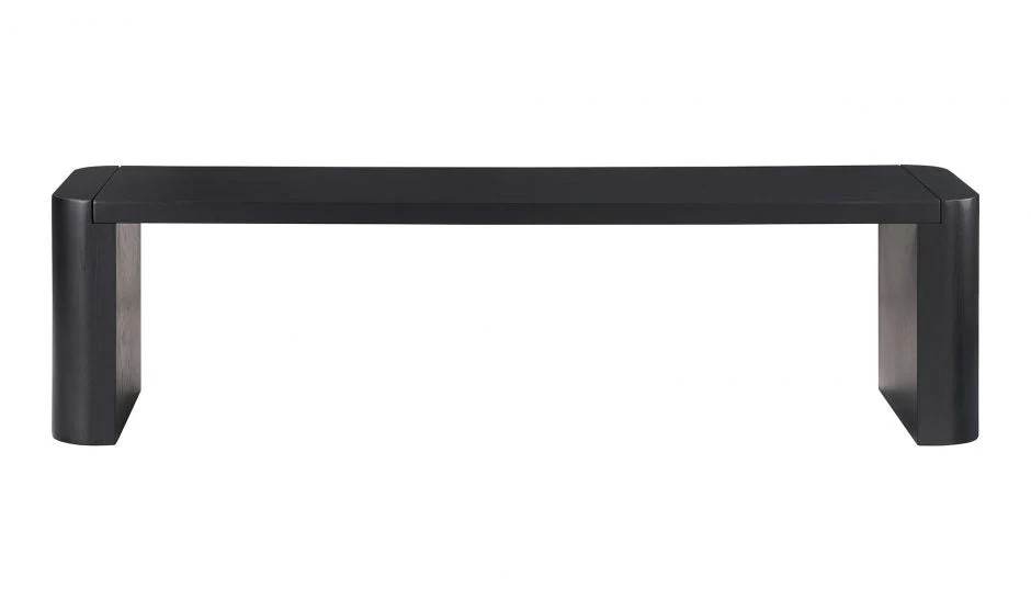 Post Dining Bench-Small Black
