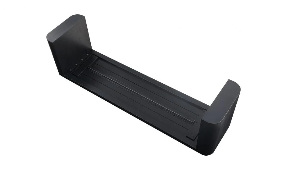Post Dining Bench-Small Black - Image 4