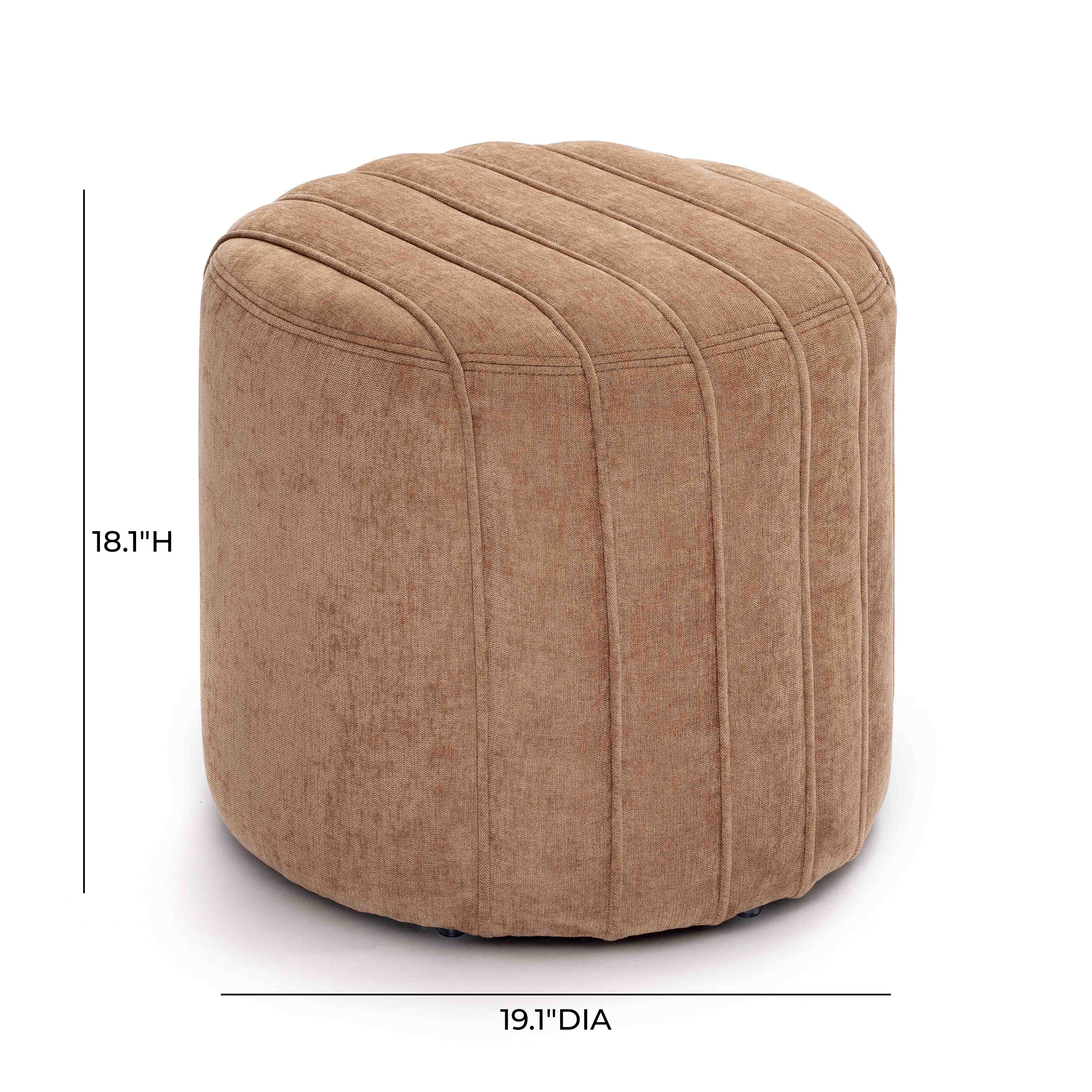 Pouch Chenille Ottoman - Image 17