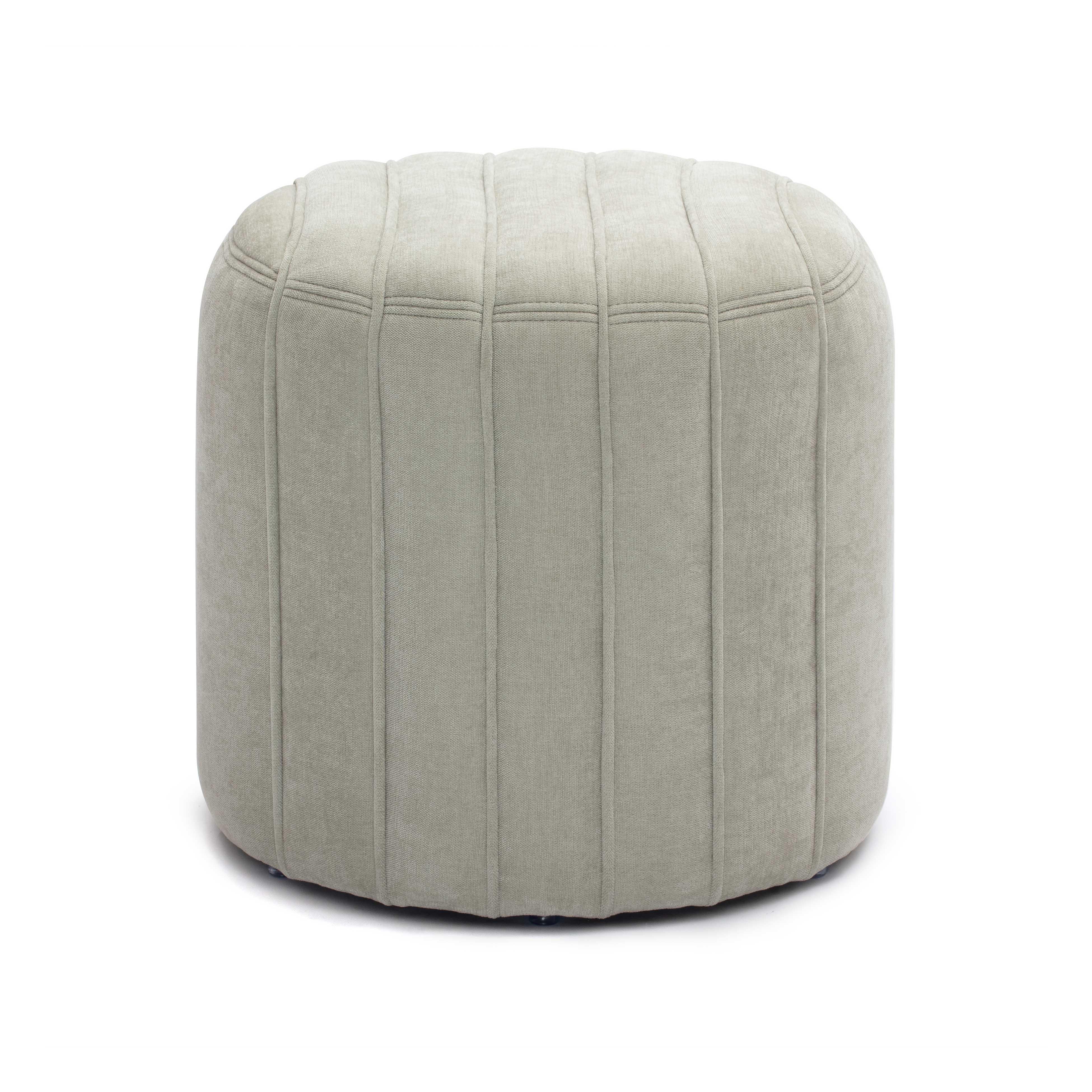 Pouch Chenille Ottoman - Image 3