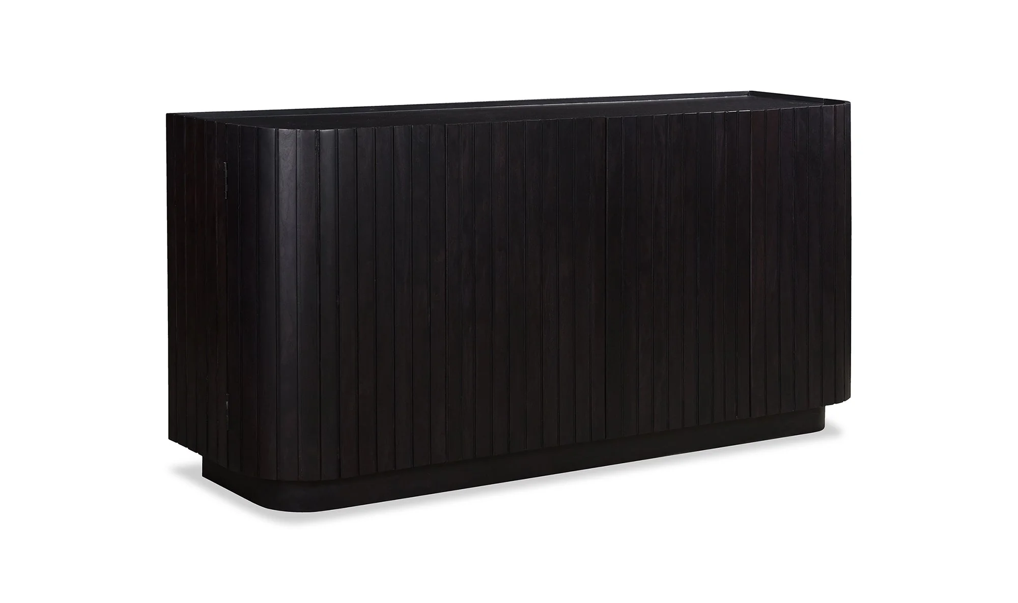 Povera 4 Door Sideboard Black - Image 4