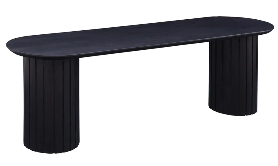 Povera Dining Bench - Black - Image 2
