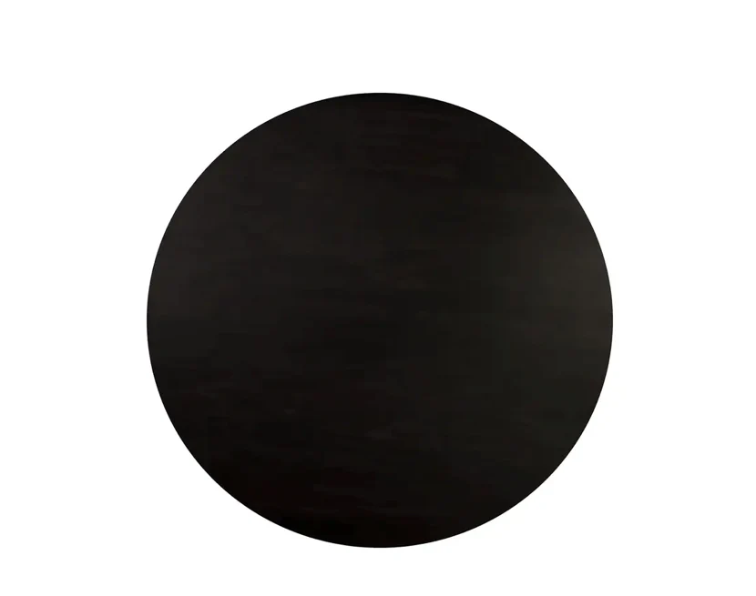 Povera Round Dining Table - Black - Image 3