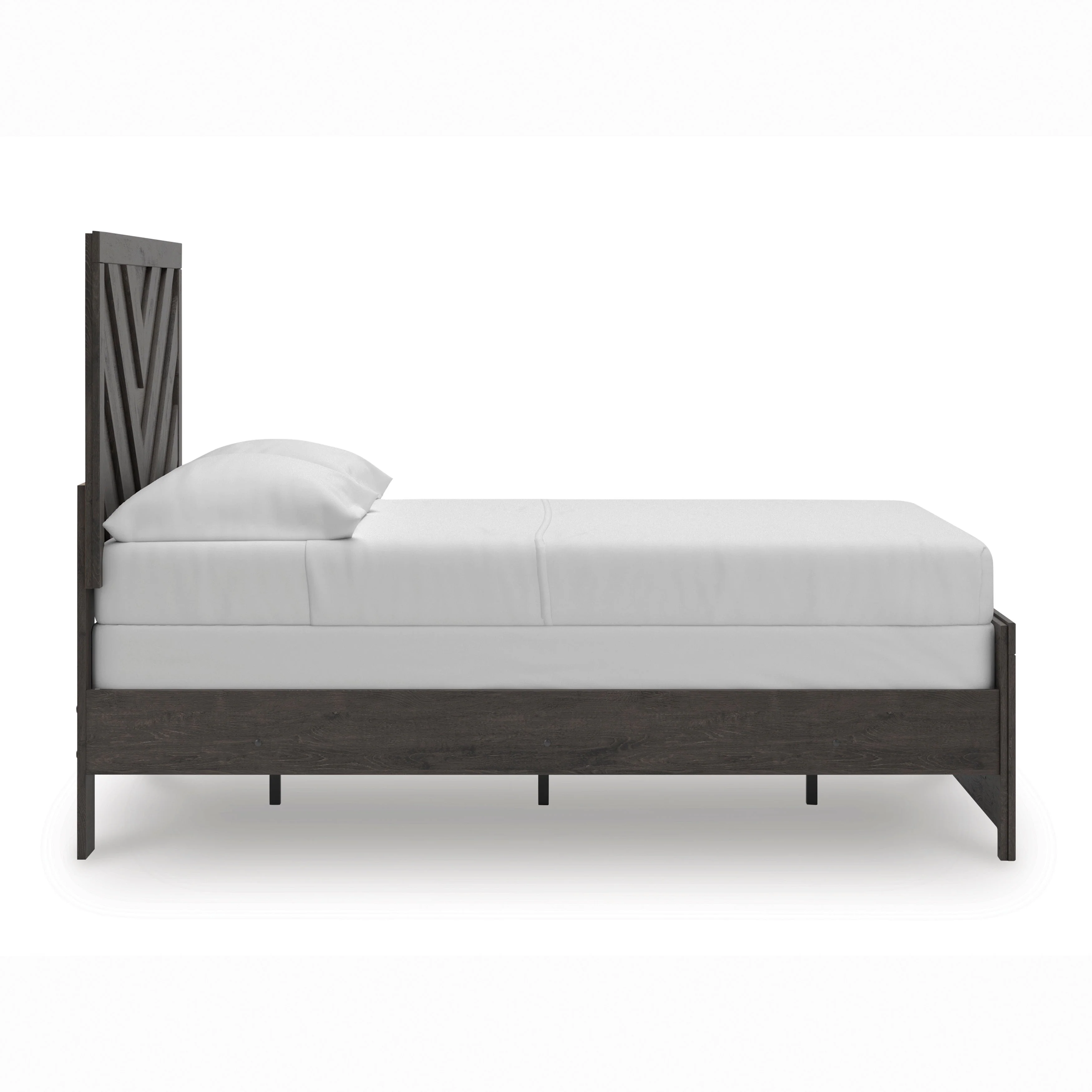 Prendonea Charcoal Full Panel Bed - Image 4