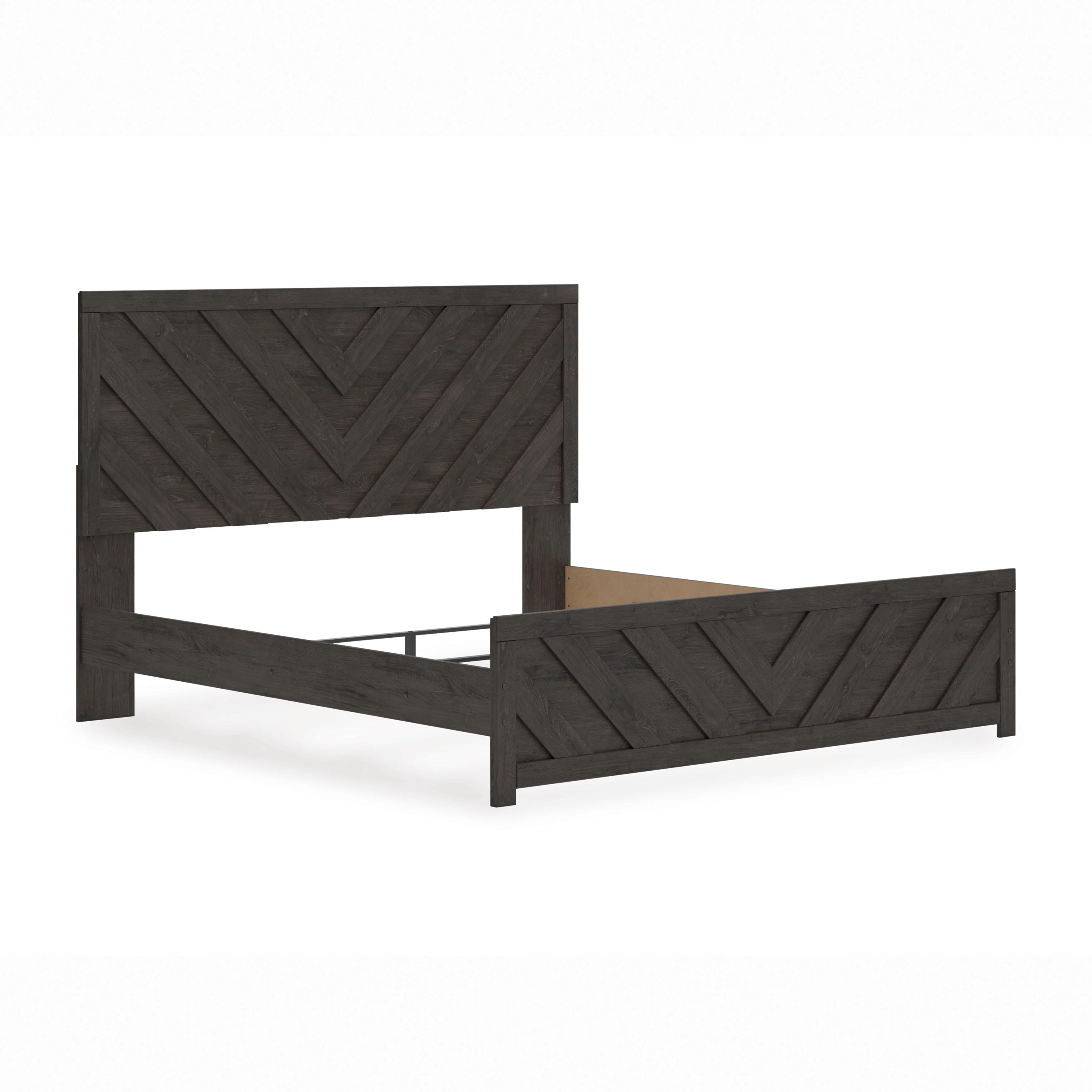Prendonea Charcoal King Panel Bed - Image 3