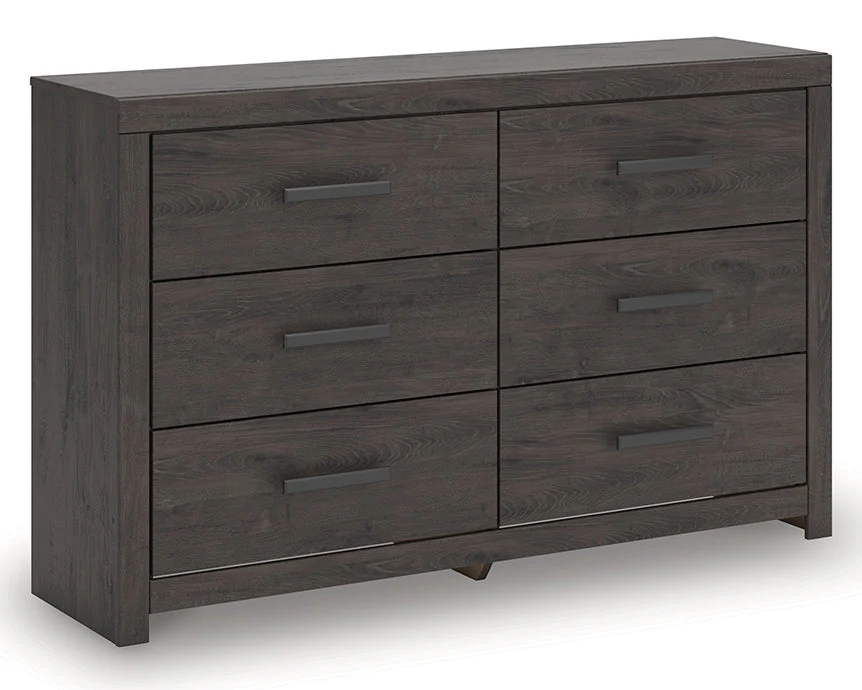 Prendonea Charcoal Panel Bedroom Set - Image 16