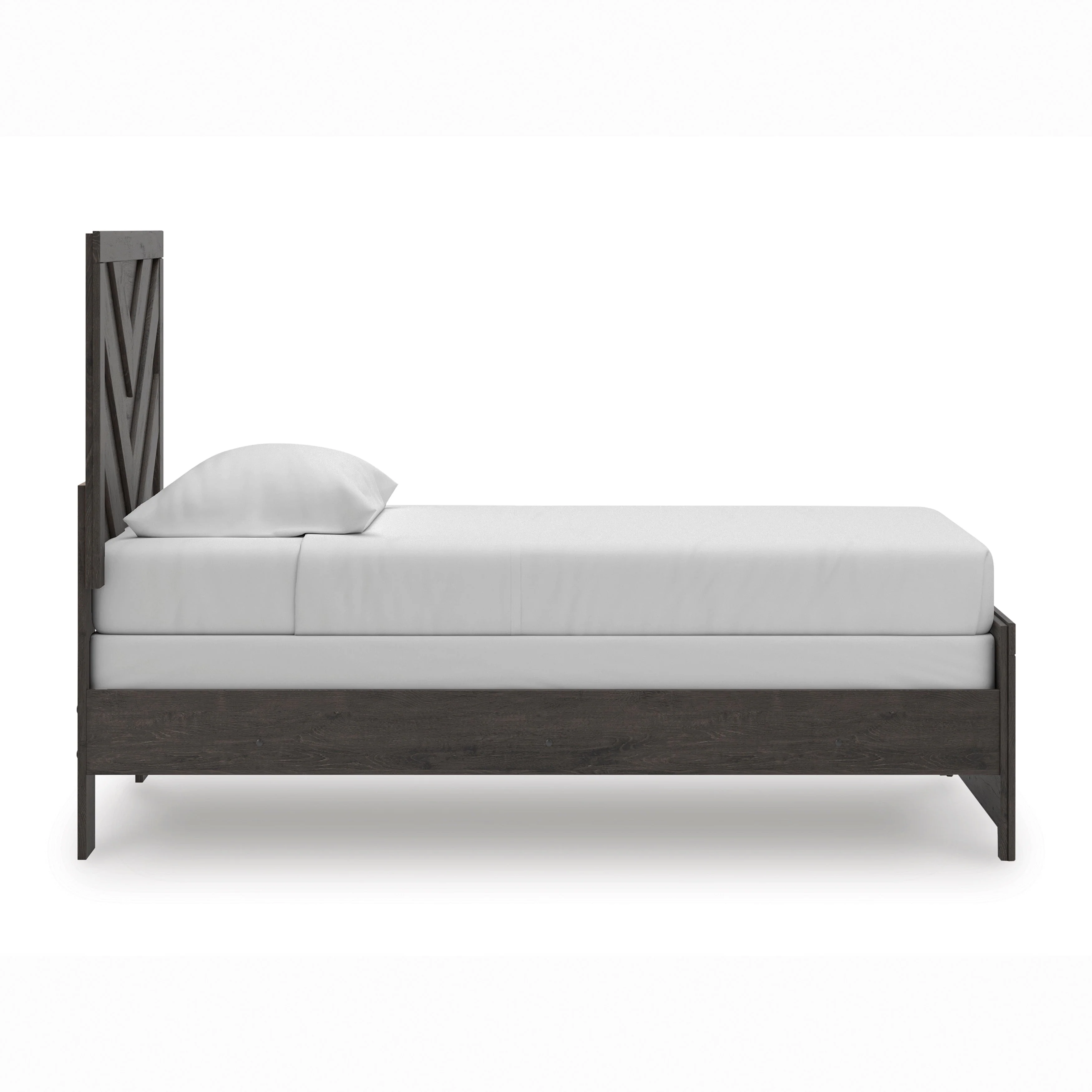Prendonea Charcoal Twin Panel Bed - Image 5